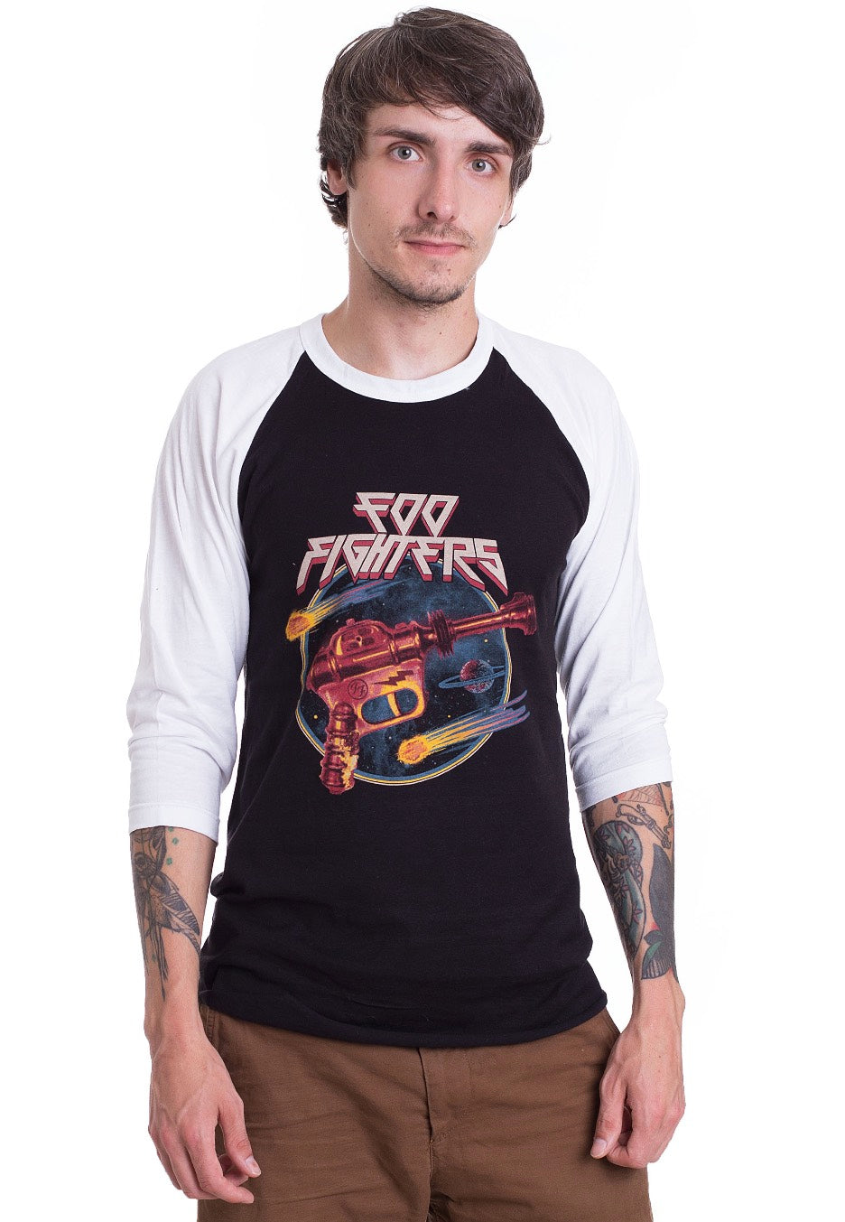Foo Fighters - Ray Gun Black/White - Longsleeve | Men-Image