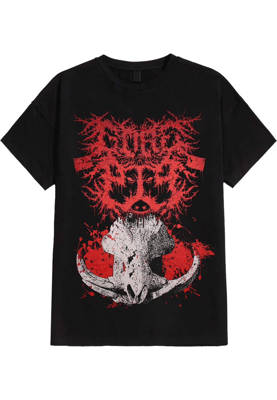 Gorepig - Boar Skull - T-Shirt | Neutral-Image