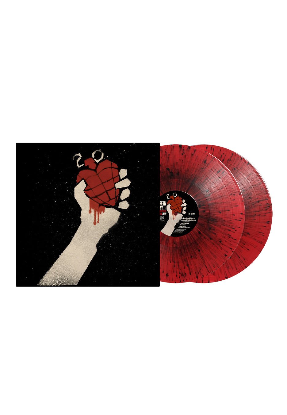 Green Day American Idiot (20th Anniversary) Ltd. Red/Black Colored 2 Vinyl