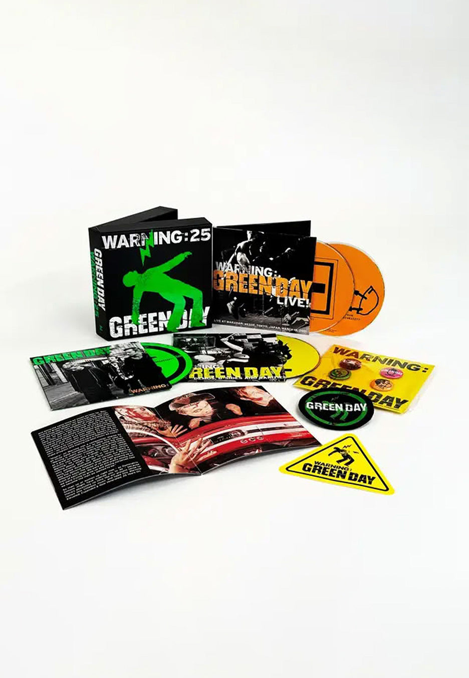 Green Day Warning (25th Anniversary Super Deluxe Edition) 4 CD Boxset