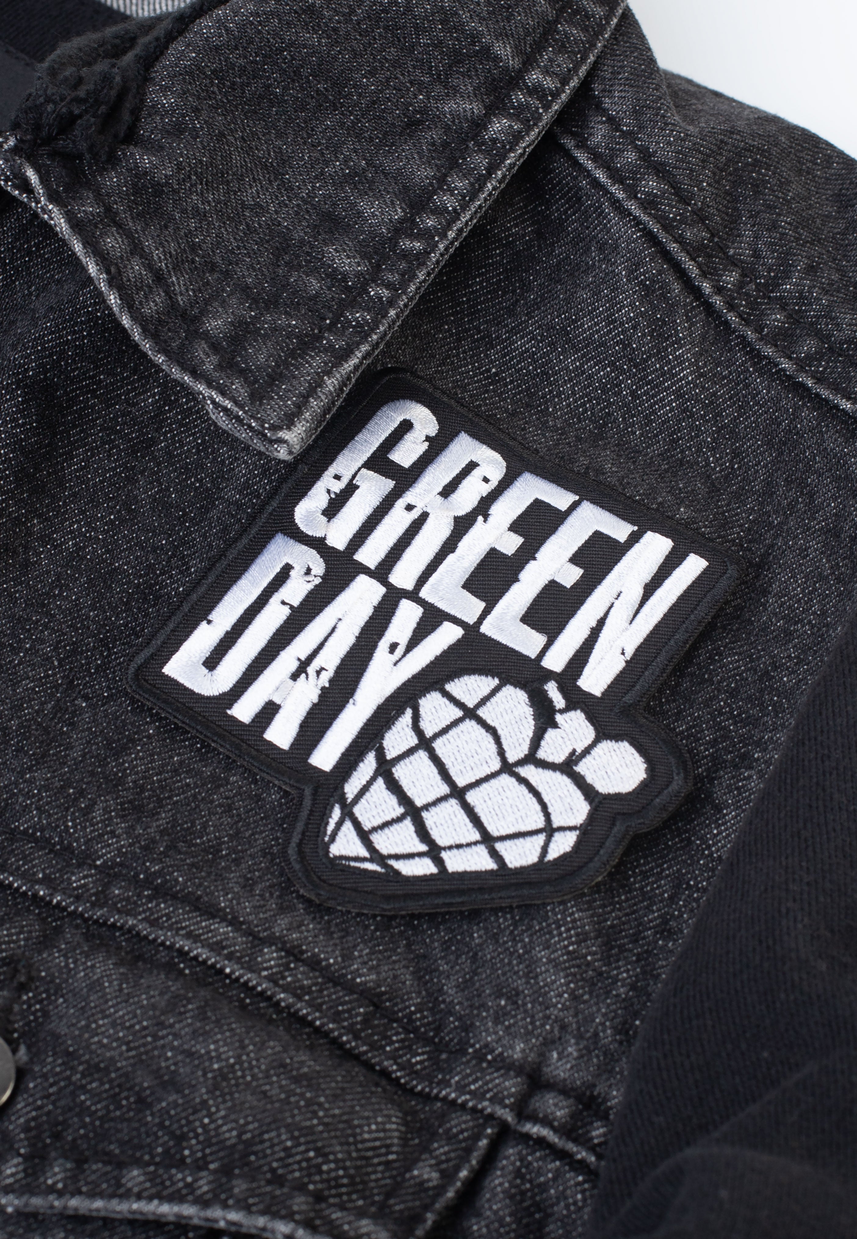 Green Day - Stacked Logo & Grenade - Patch | Neutral-Image