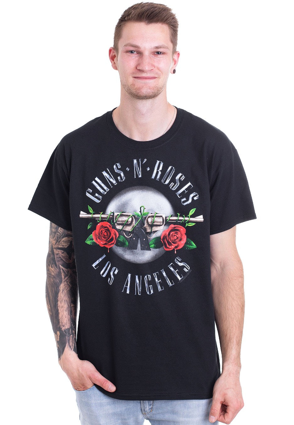 Guns N' Roses - Los Angeles Seal Modern - T-Shirt | Men-Image