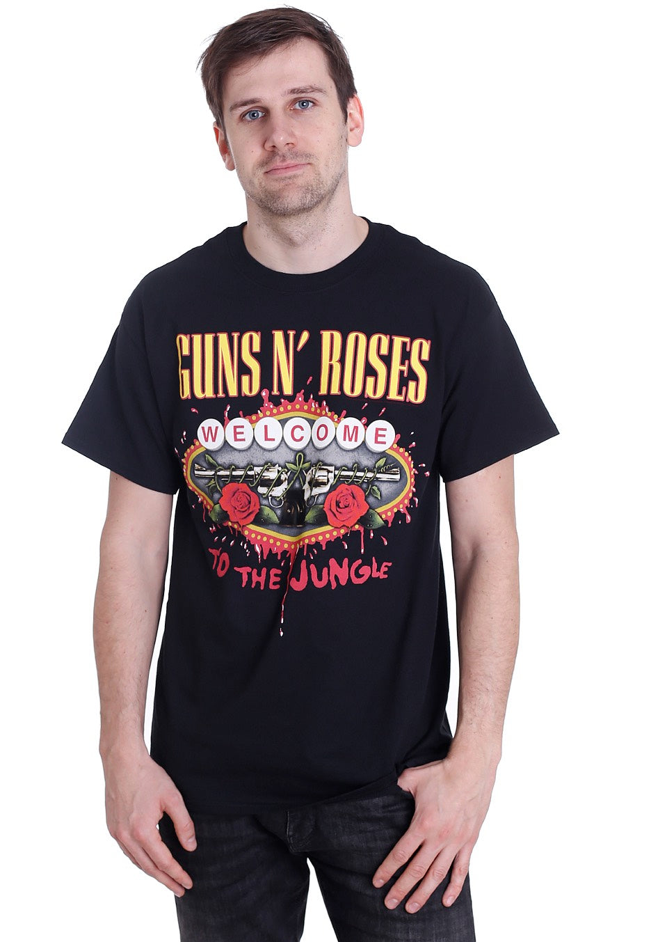 Guns N' Roses - Welcome To The Jungle Las Vegas - T-Shirt | Men-Image