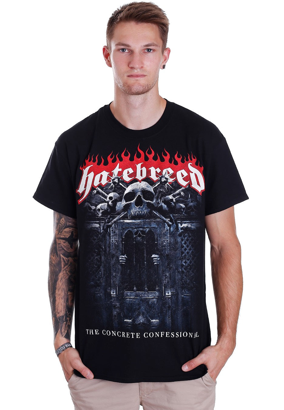 Hatebreed - The Concrete Confessional Cover - T-Shirt | Men-Image