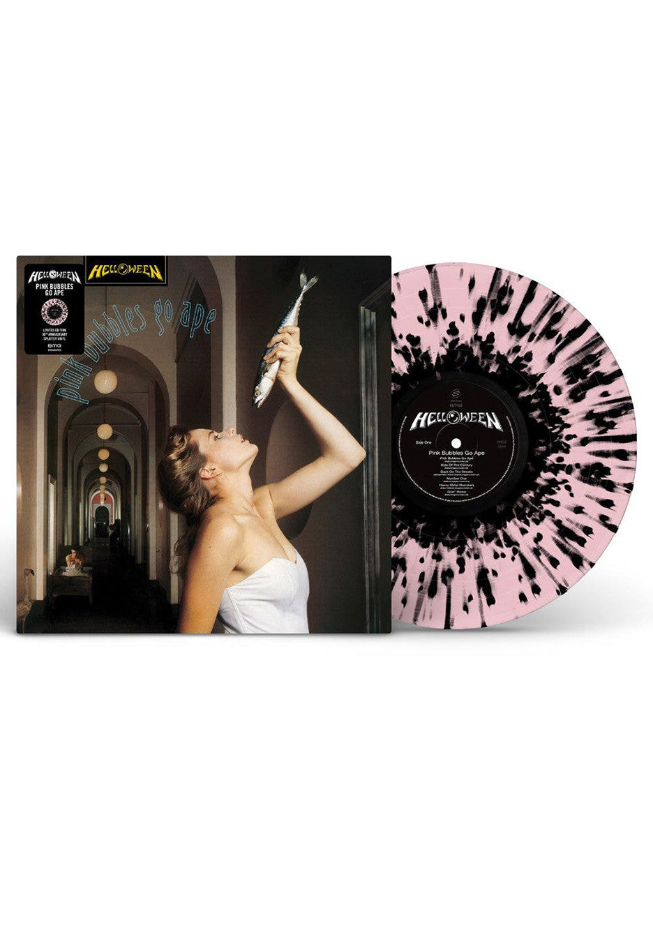 Helloween - Pink Bubbles Go Ape (30Th Anniversary) Pink/Black - Colored Vinyl | Neutral-Image