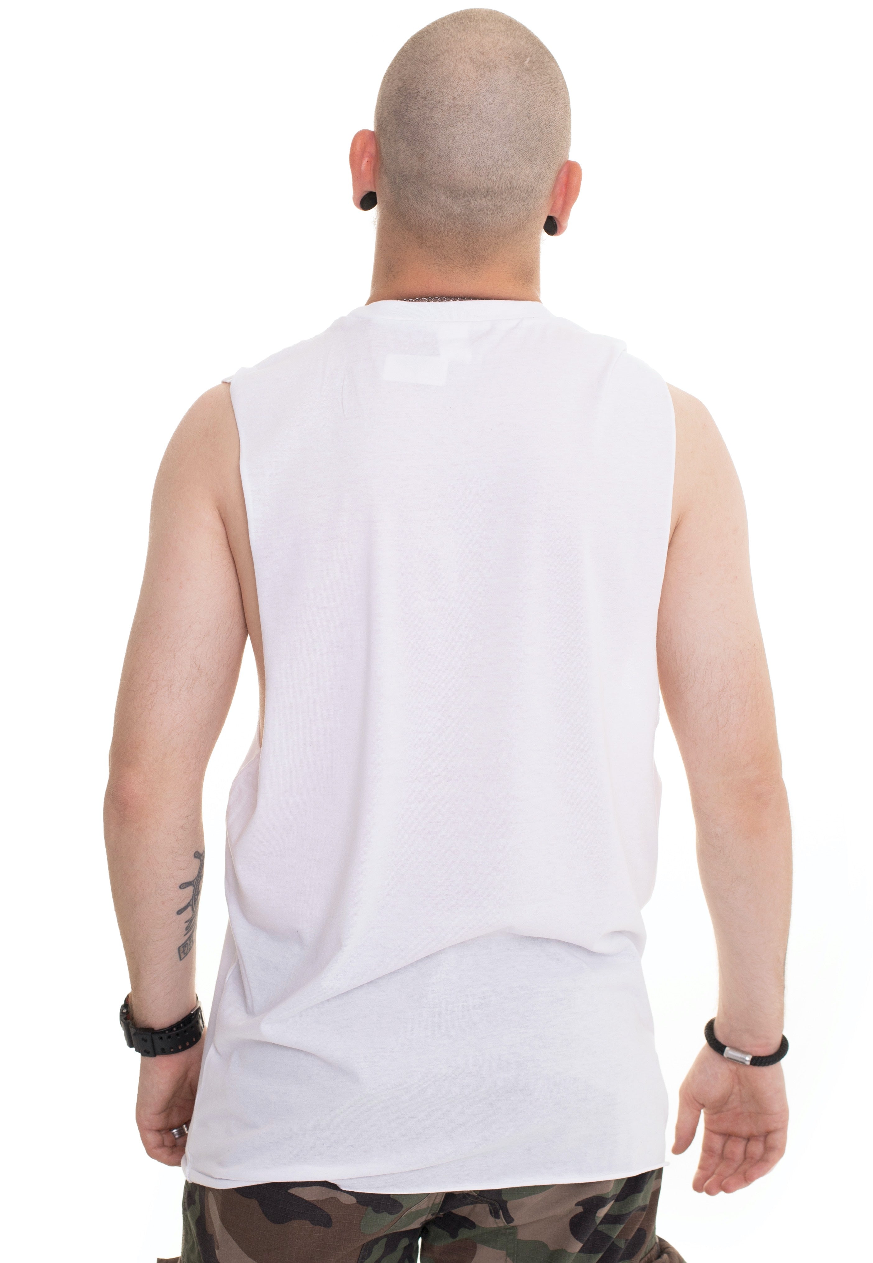 Humanity's Last Breath - Logo White - Sleeveless | Men-Image