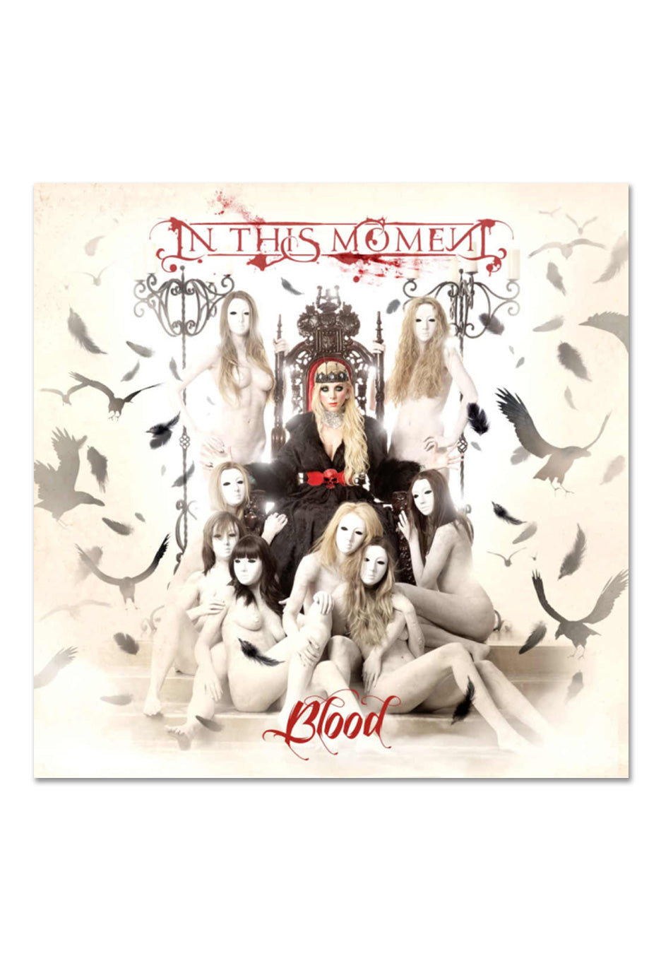 In This Moment Blood Ltd. Red/Black Marbled Vinyl