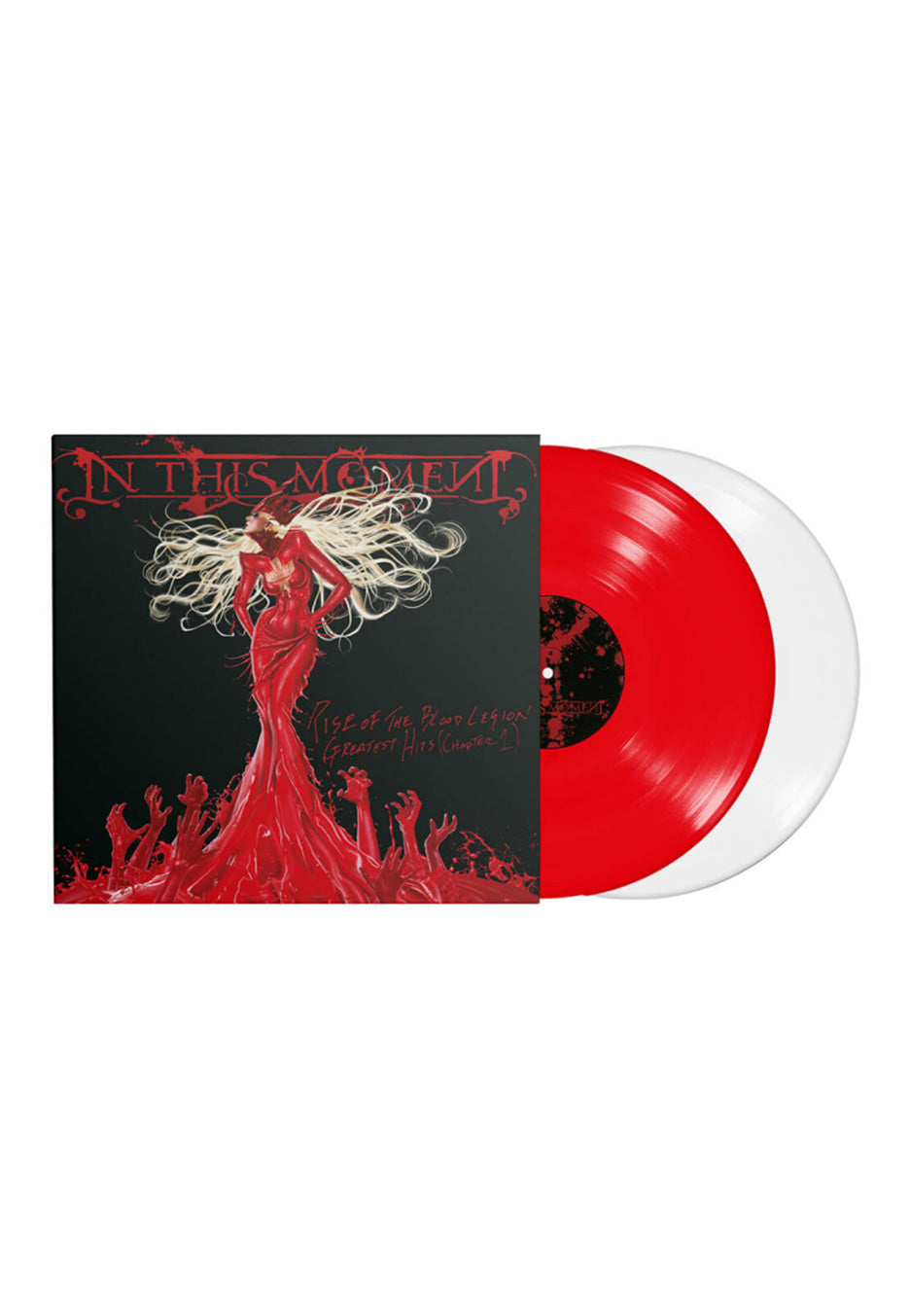 In This Moment Rise Of The Blood Legion: The Best Of Ltd. Red & White Colored 2 Vinyl