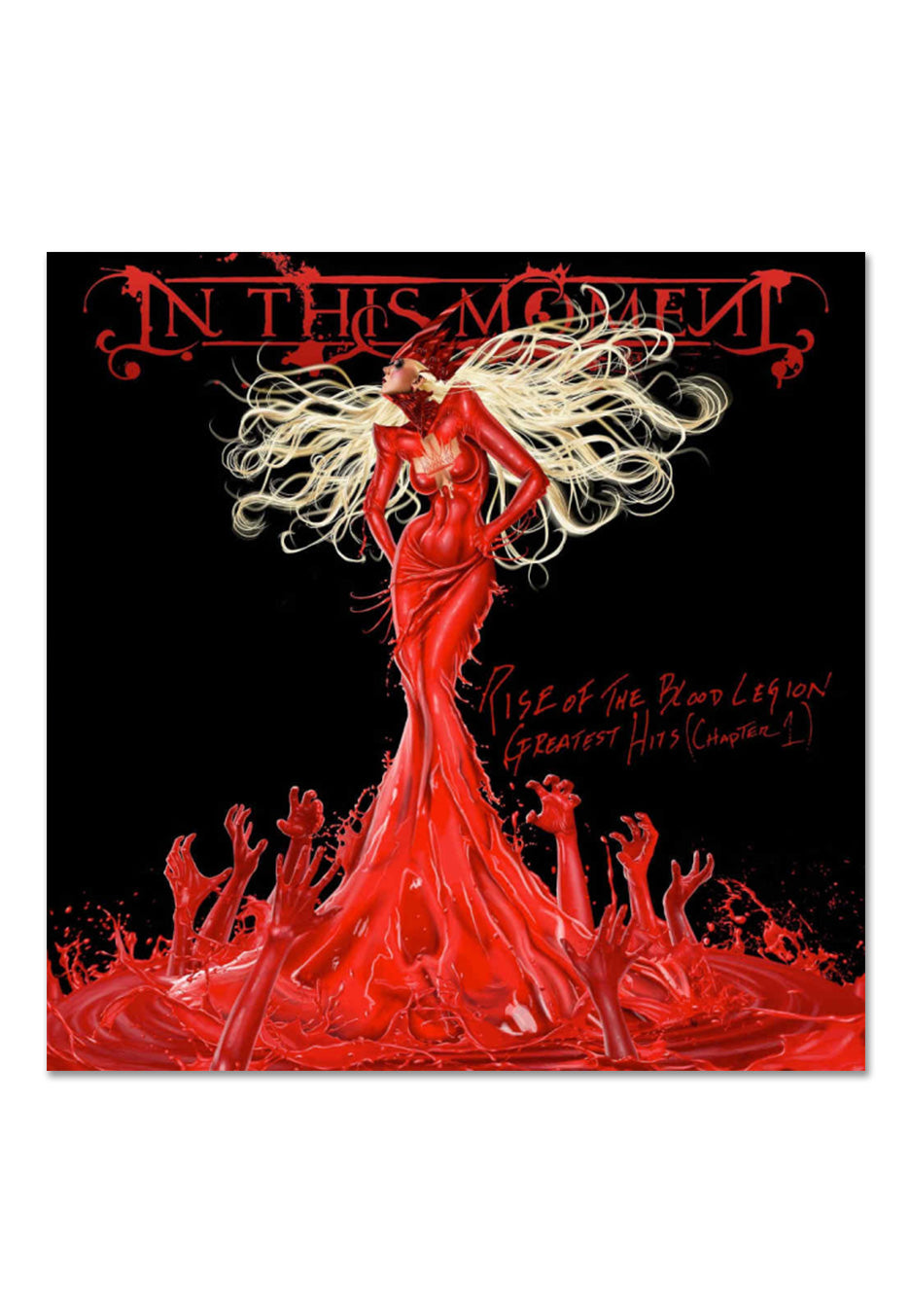 In This Moment Rise Of The Blood Legion: The Best Of Ltd. Red & White Colored 2 Vinyl