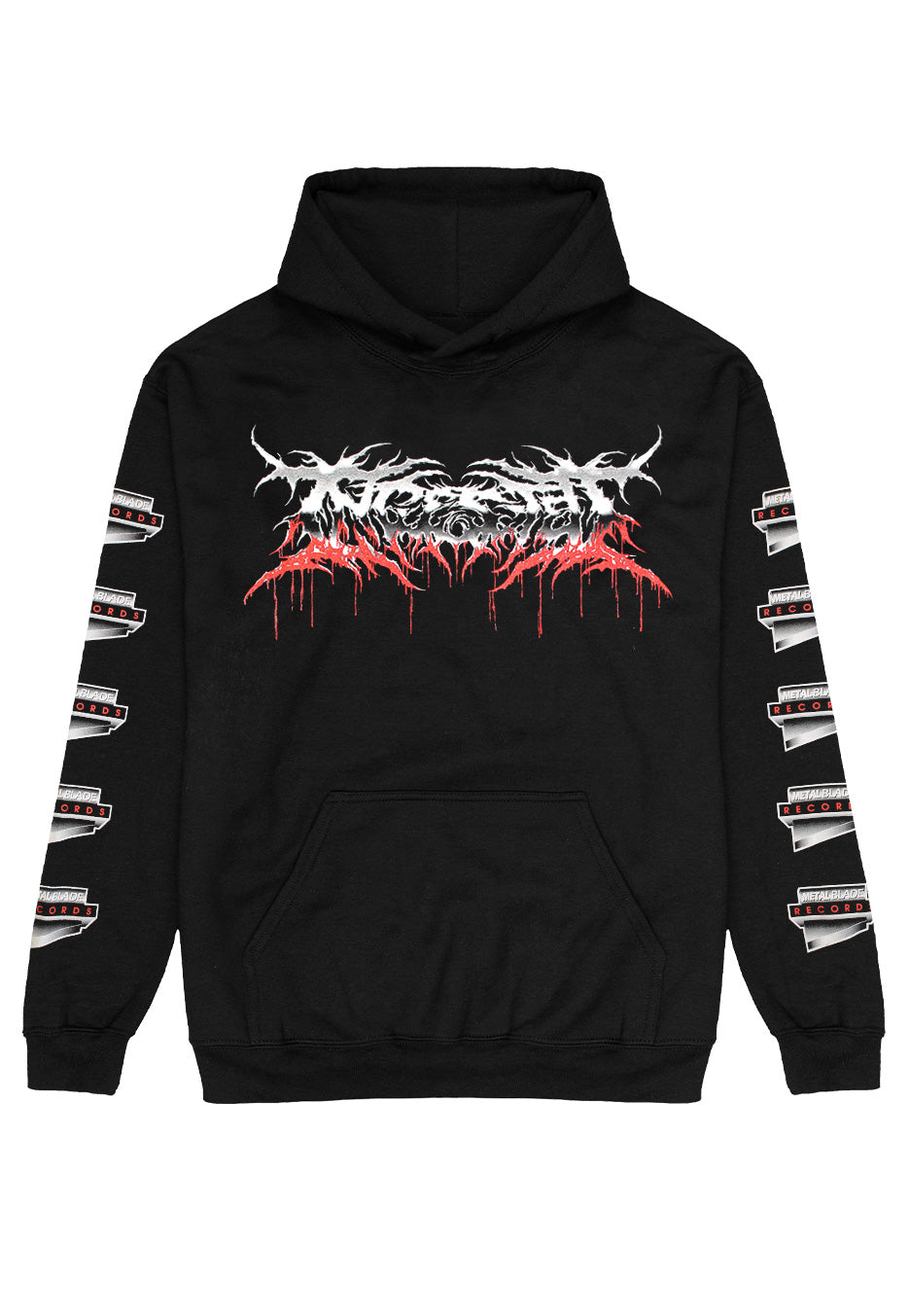 Ingested - Logo Old School - Hoodie | Neutral-Image