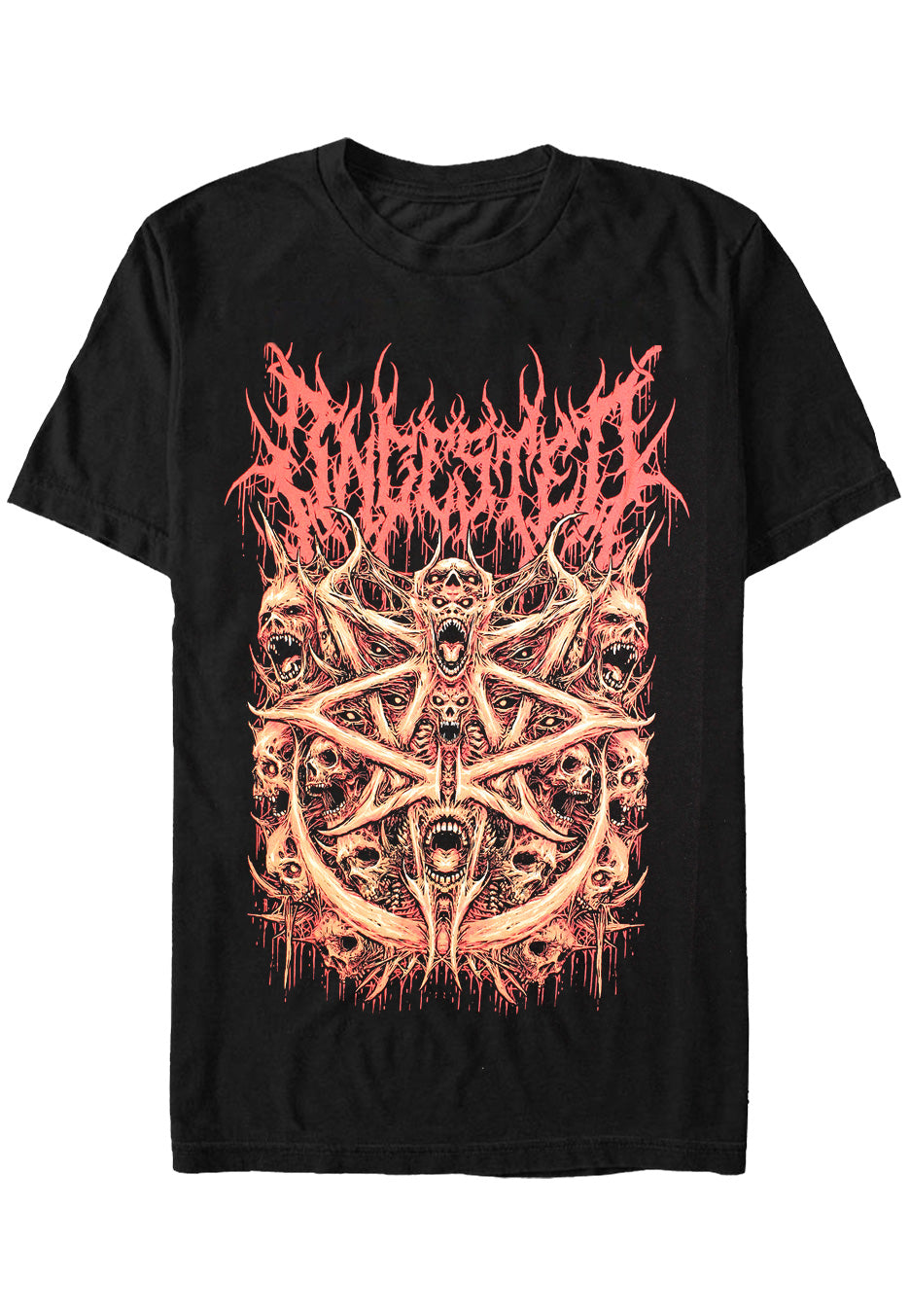 Ingested - Realm Of Horror - T-Shirt | Neutral-Image