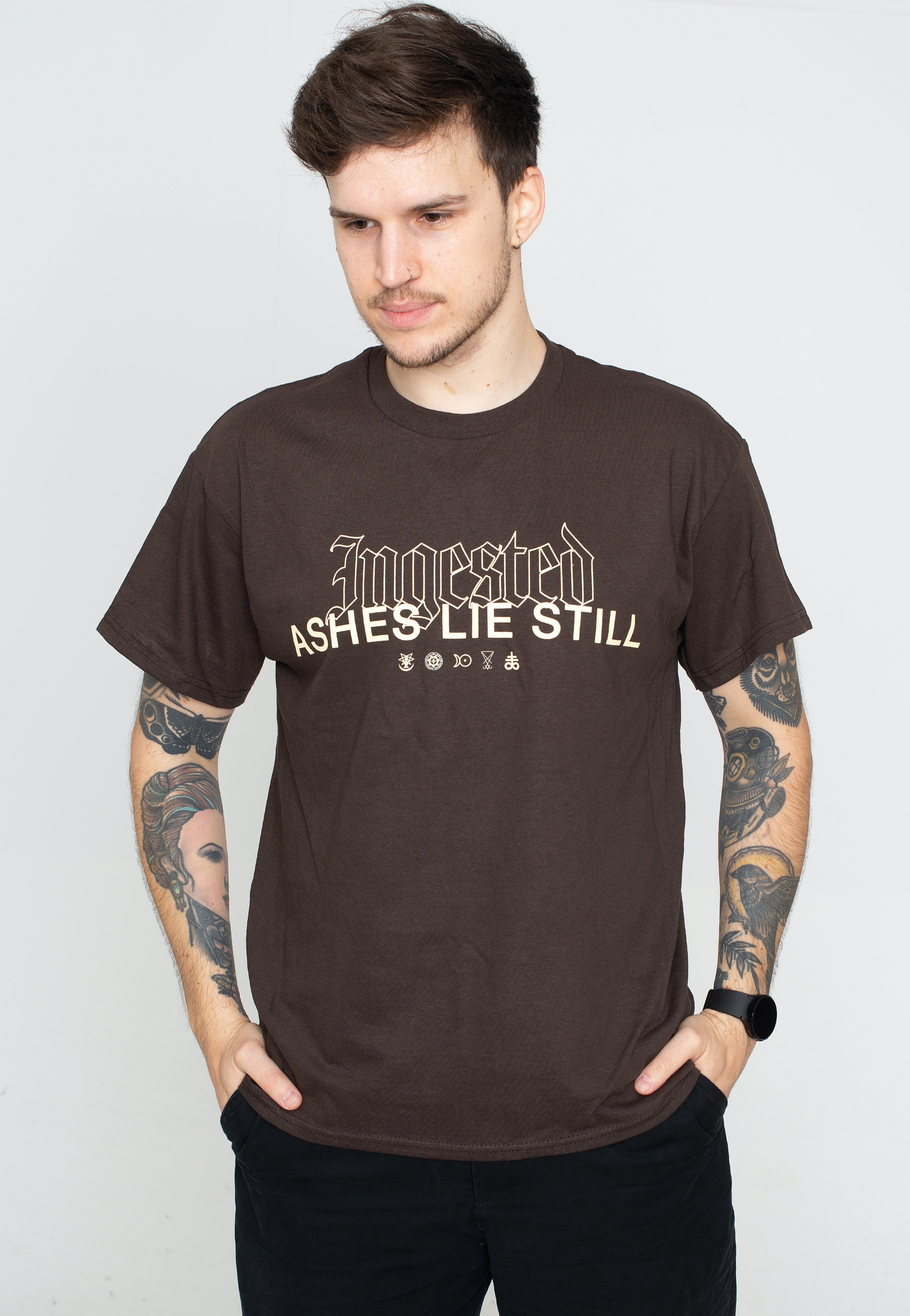 Ingested - Snake Sword Dark Chocolate - T-Shirt | Men-Image