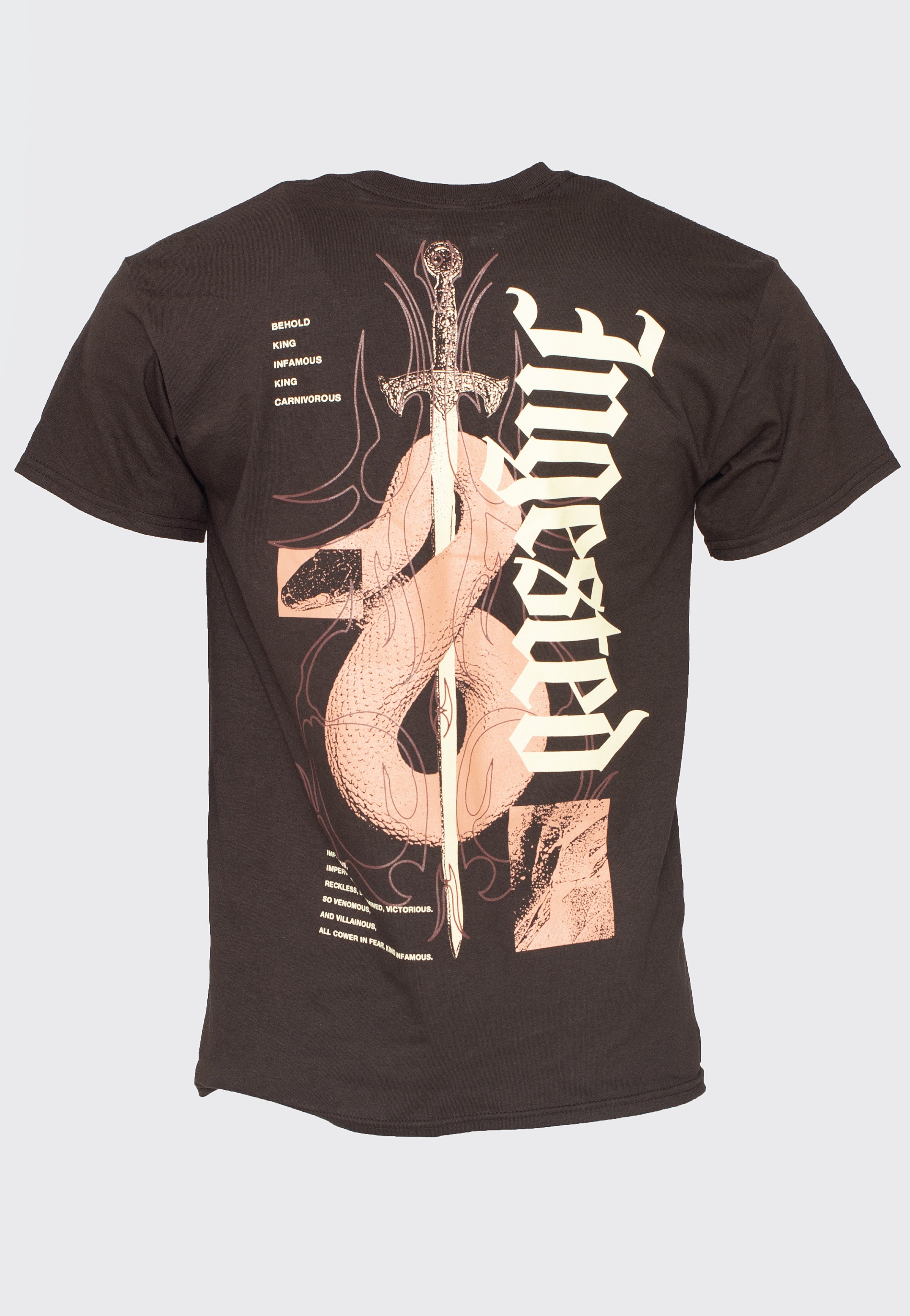 Ingested - Snake Sword Dark Chocolate - T-Shirt | Men-Image