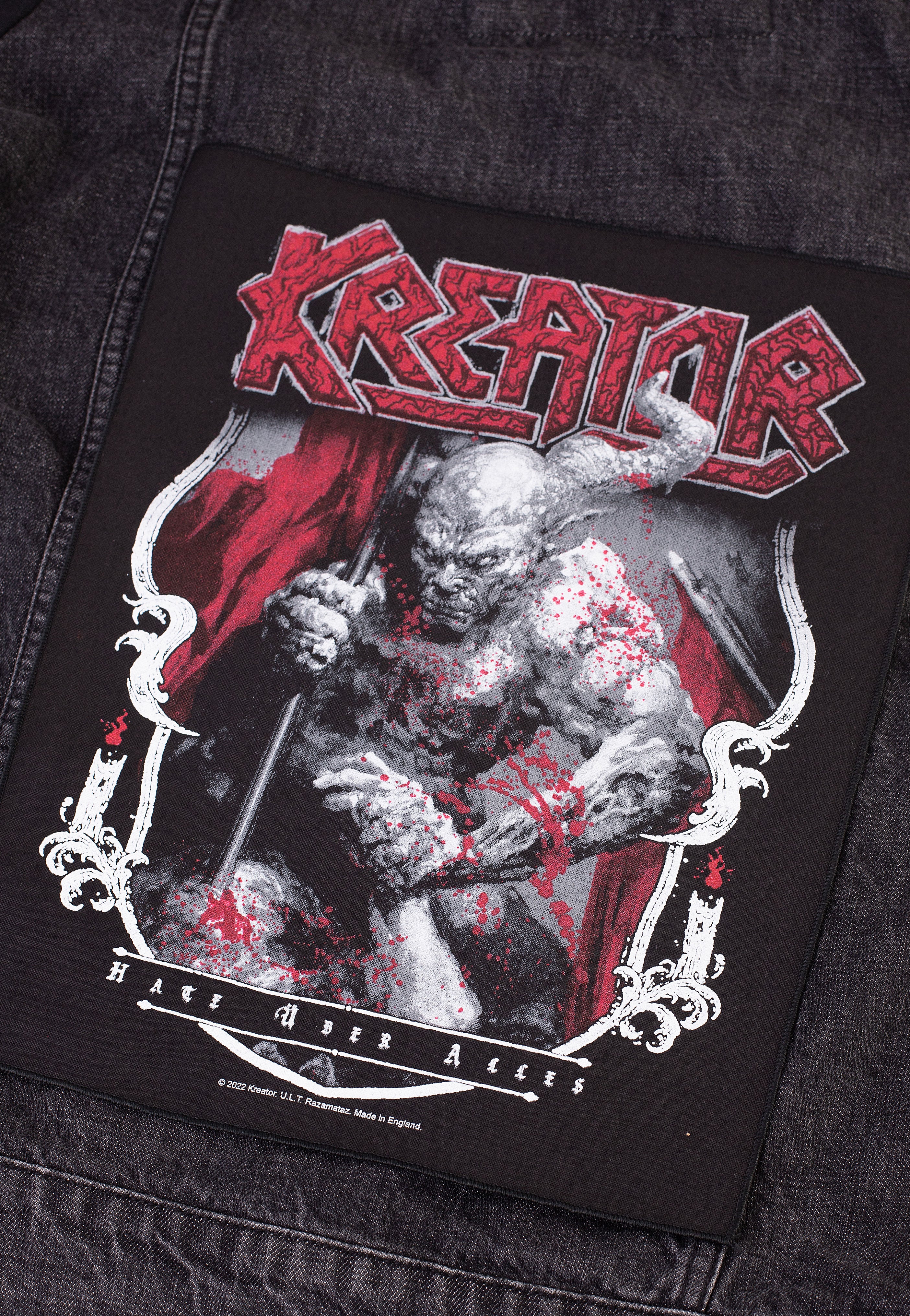 Kreator - Hate Über Alles - Backpatch | Neutral-Image