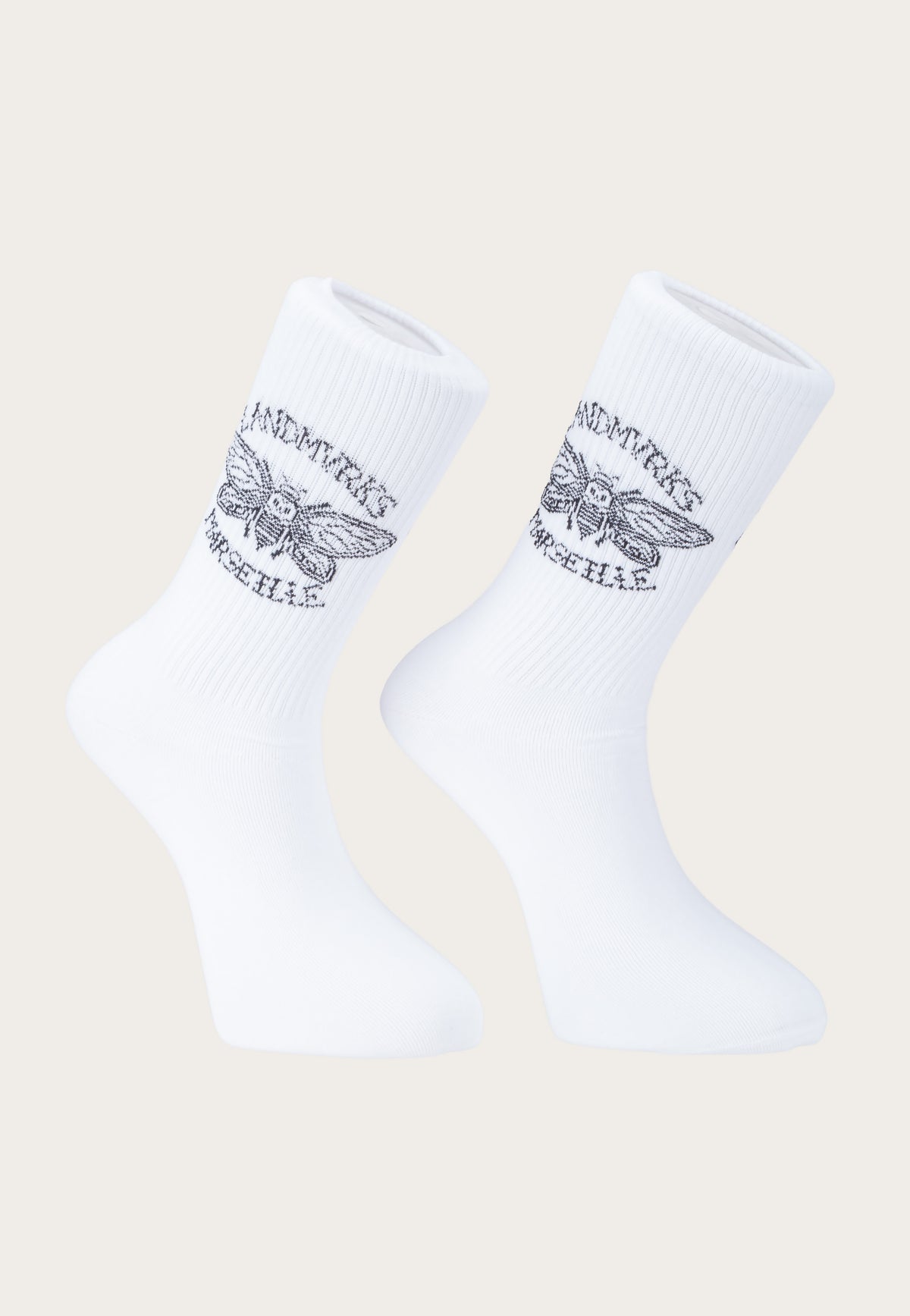 Landmvrks Cicada Marseille White Socks