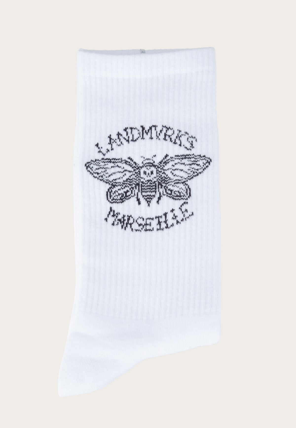 Landmvrks Cicada Marseille White Socks