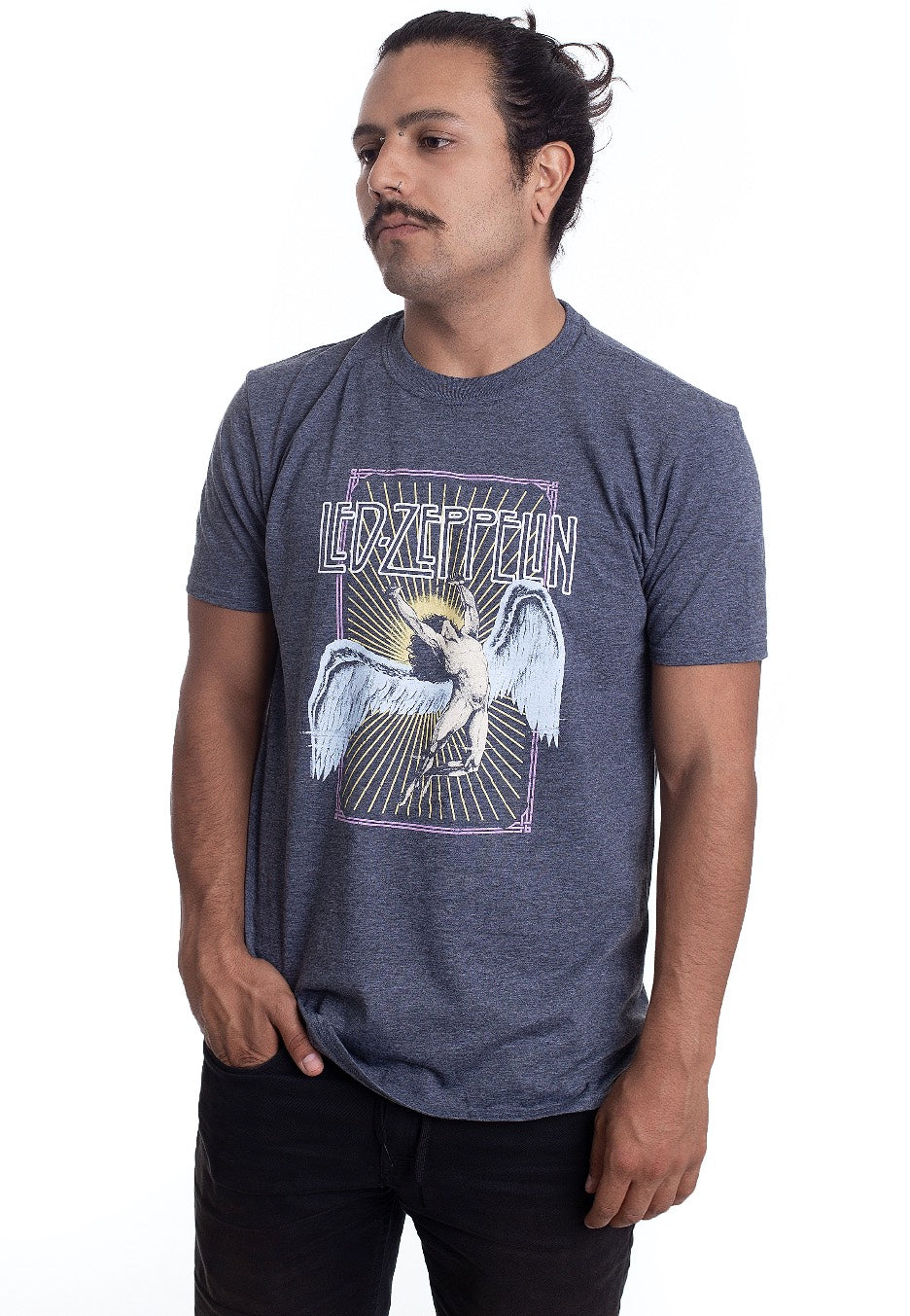 Led Zeppelin - Icarus Colour Dark Heather - T-Shirt | Men-Image