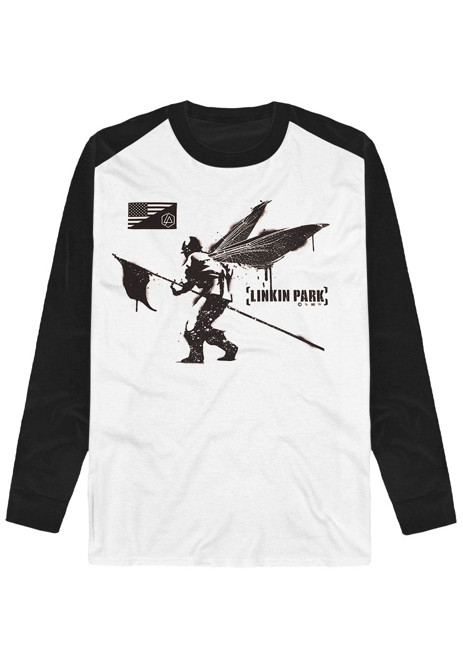 Linkin Park - Street Soldier White/Black - Longsleeve | Neutral-Image