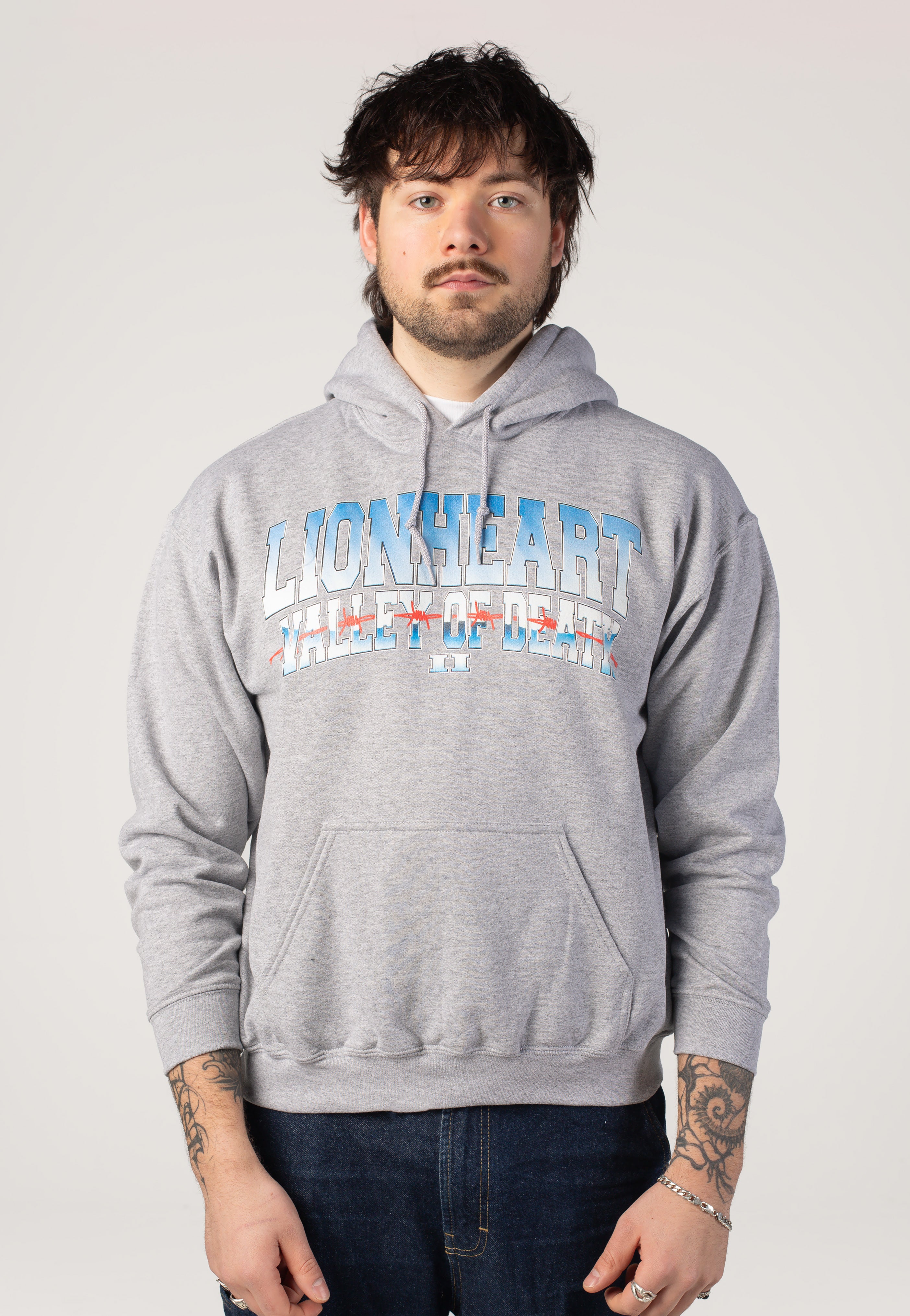 Lionheart - Collegiate Valley Of Death II Sportsgrey - Hoodie | Men-Image