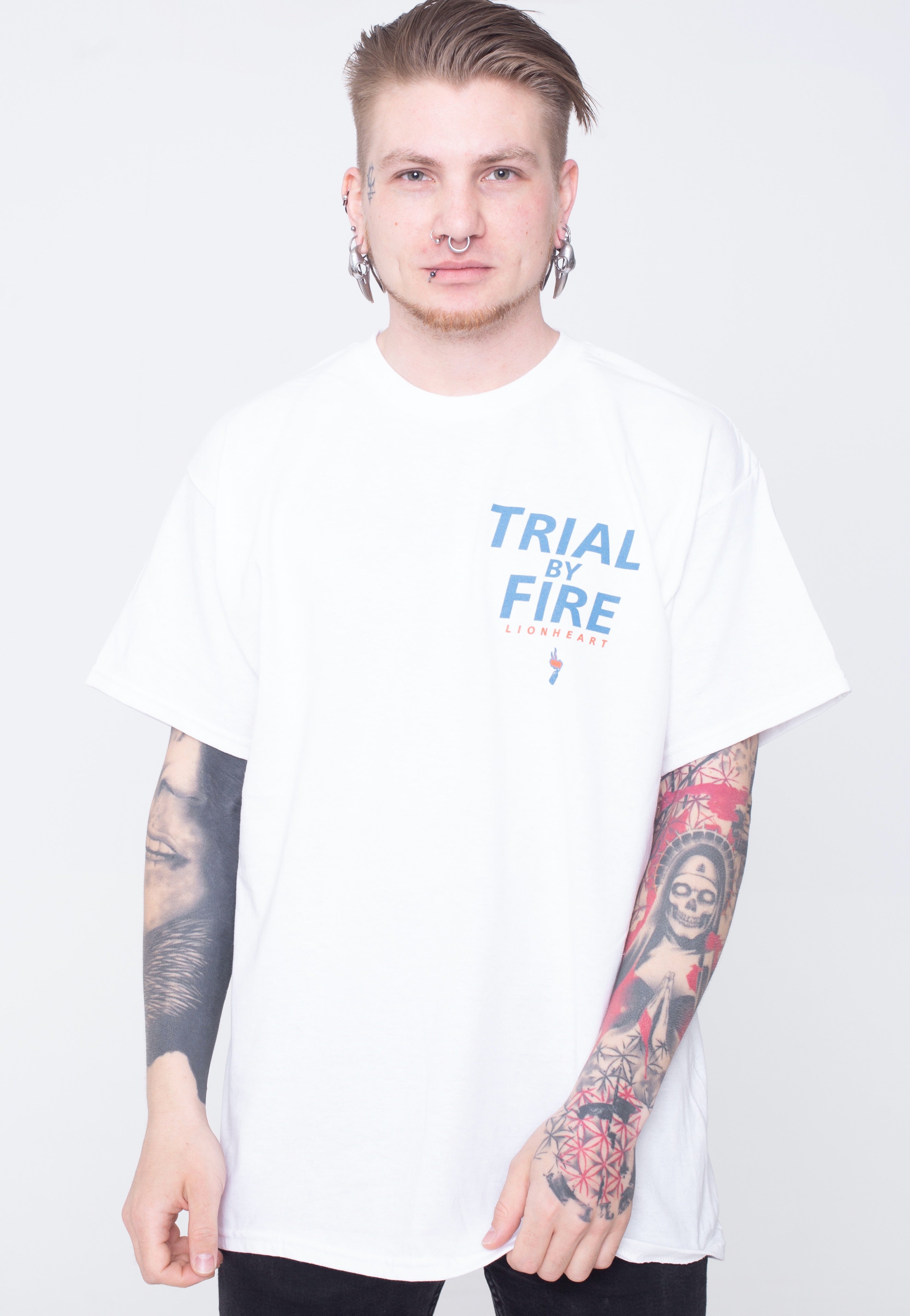 Lionheart - World Burns White - T-Shirt | Men-Image