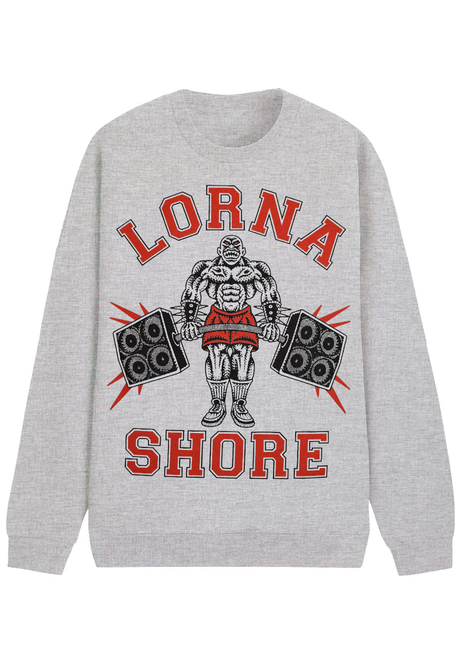 Lorna Shore - No Pain No Gain Heather Grey - Sweater | Neutral-Image