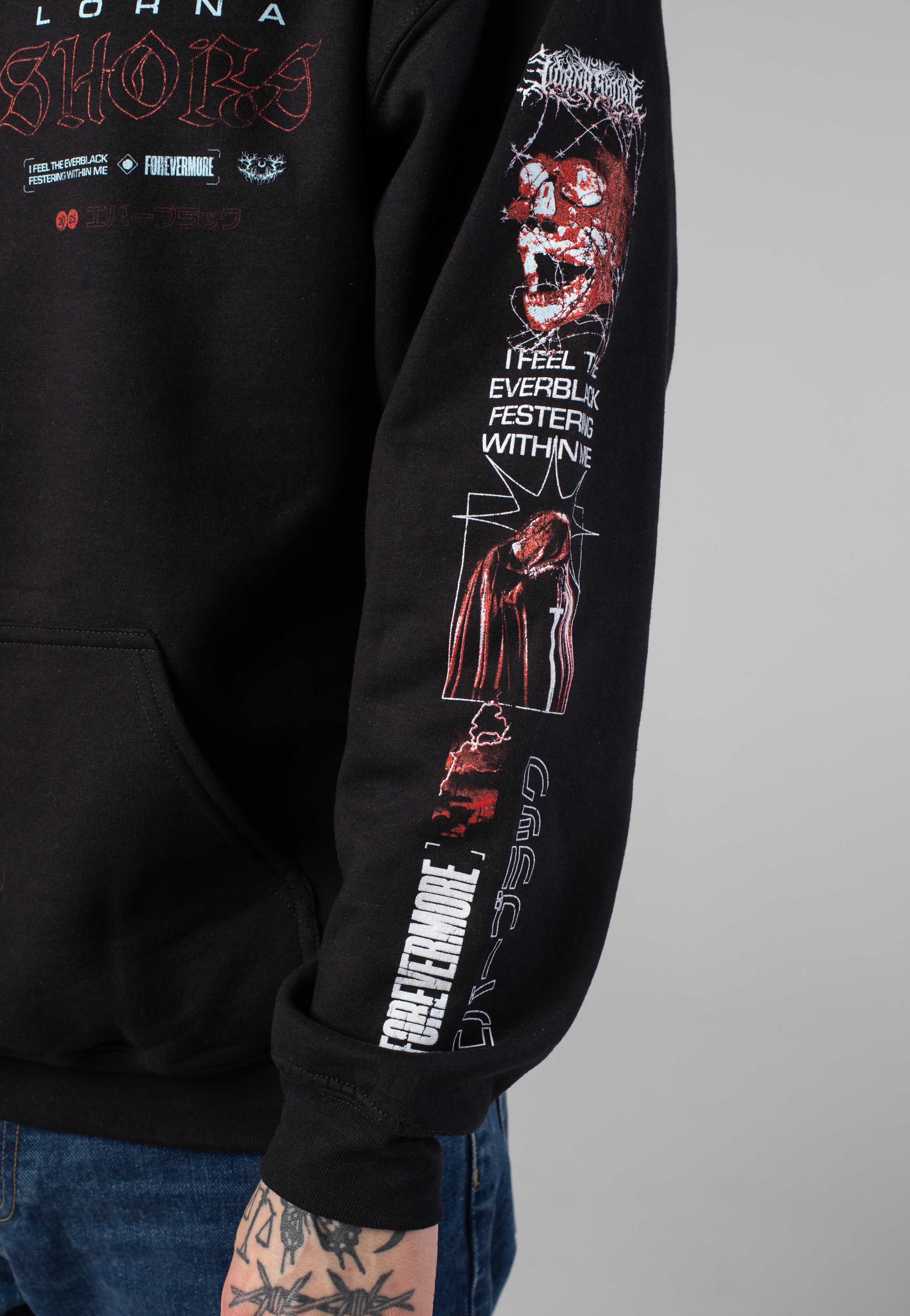 Lorna Shore - Red Skull - Hoodie | Men-Image