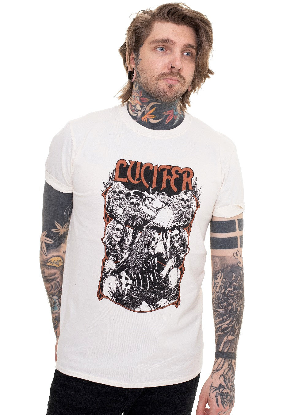 Lucifer - Undead White - T-Shirt | Men-Image