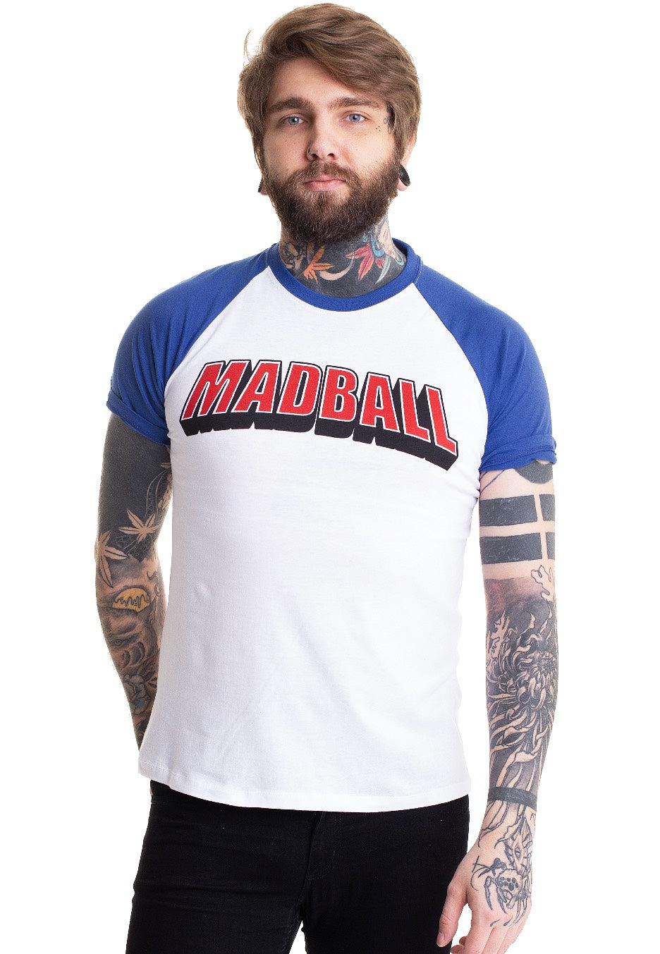 Madball - HID Live Baseball White/Royal Blue - T-Shirt | Men-Image