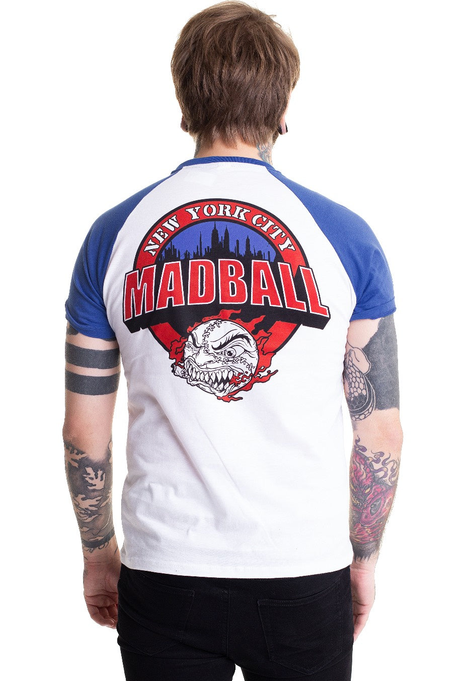 Madball - HID Live Baseball White/Royal Blue - T-Shirt | Men-Image