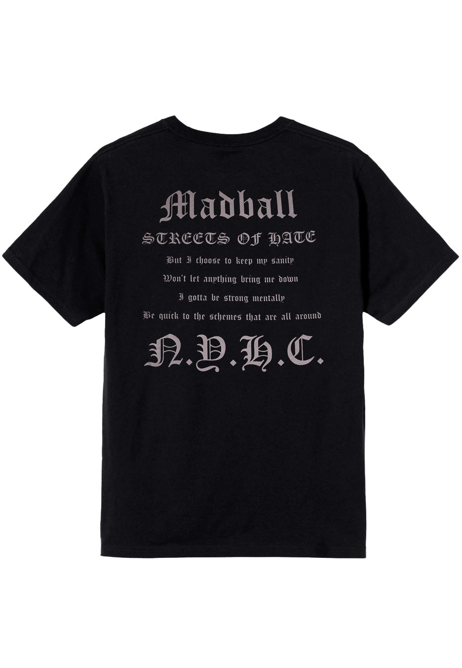 Madball - Streets Of Hate - T-Shirt | Neutral-Image