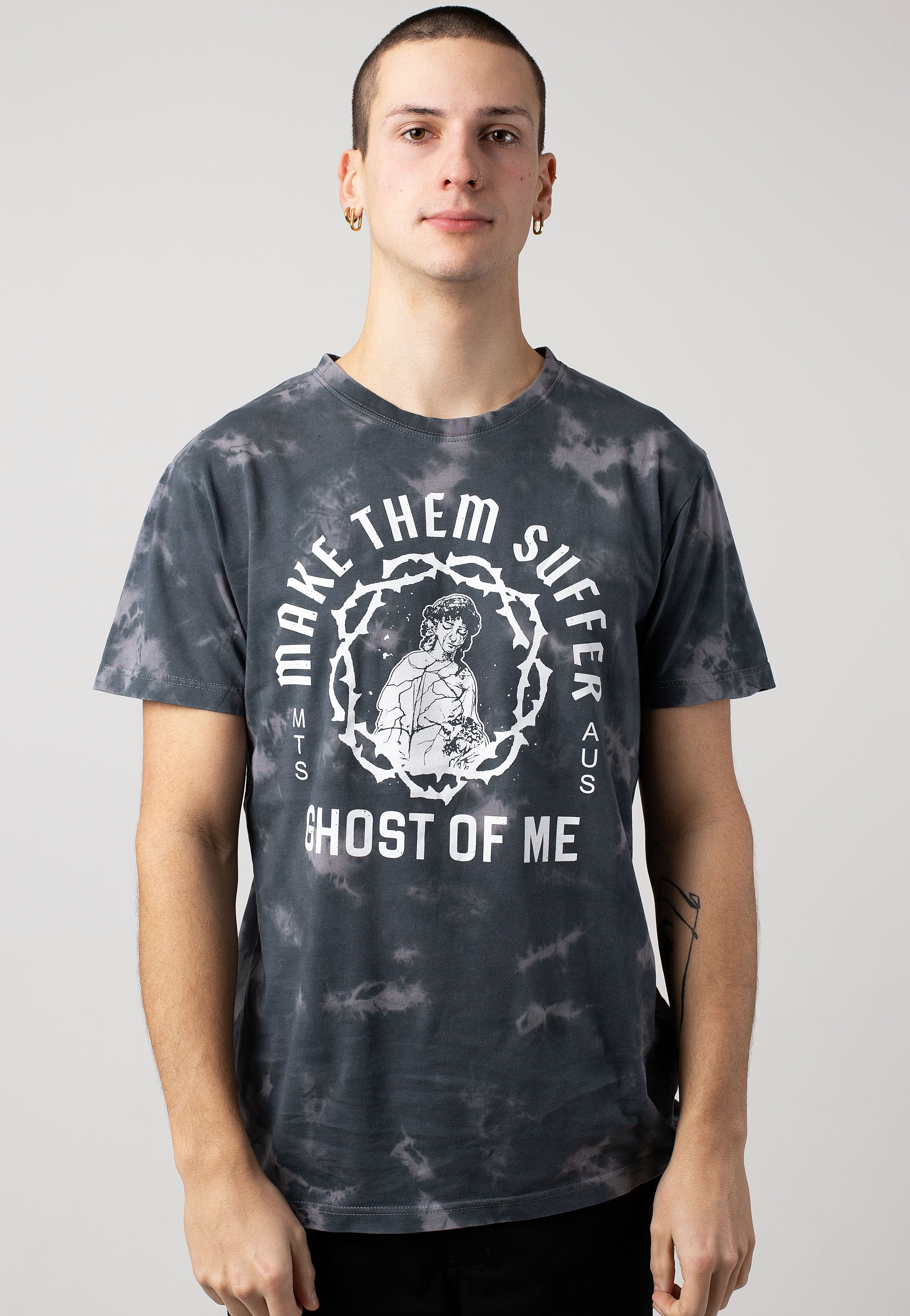 Make Them Suffer - Ghost Of Me Grey/Darkgrey Tie Dye - T-Shirt | Men-Image