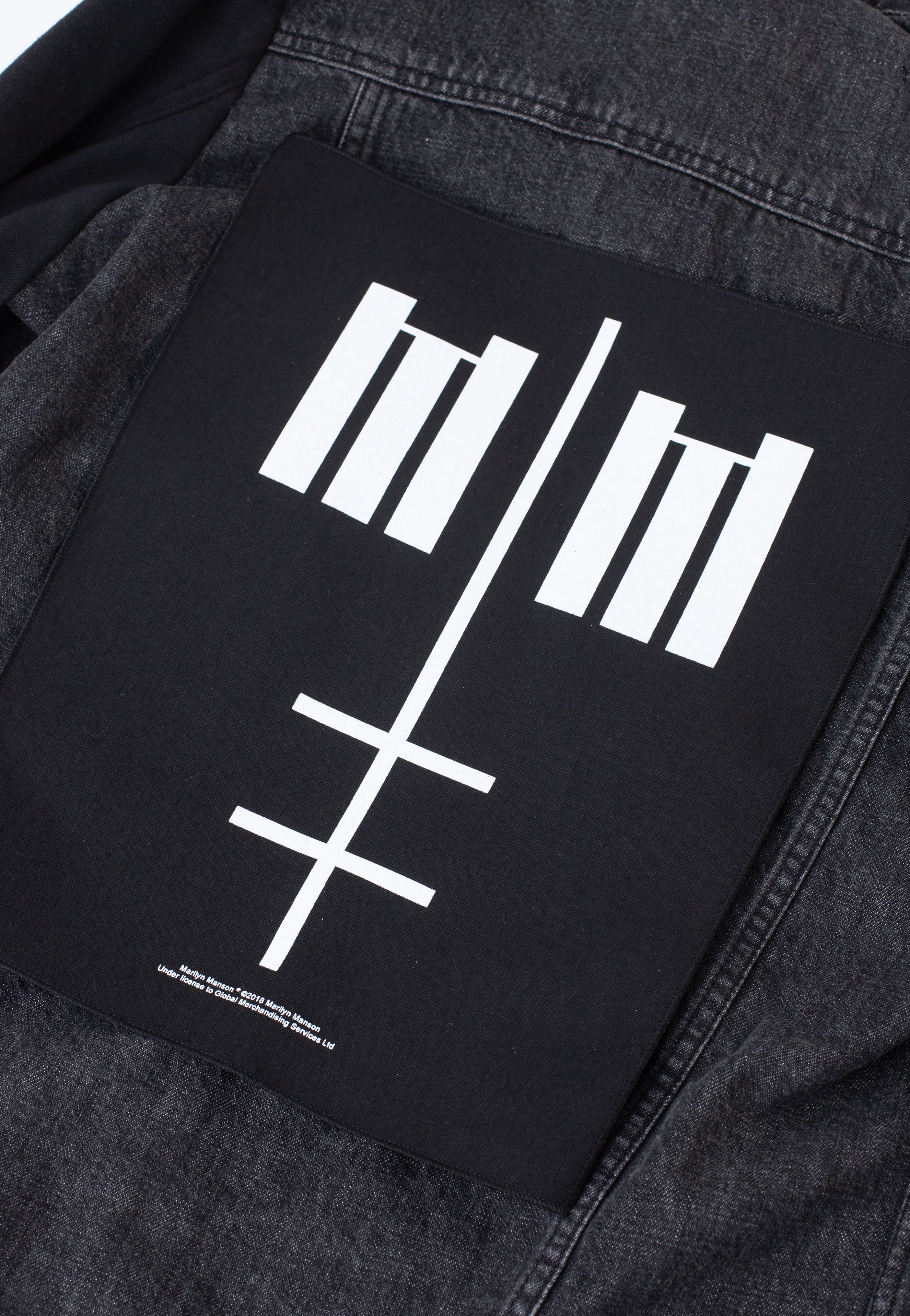 Marilyn Manson - Cross Logo - Backpatch | Neutral-Image