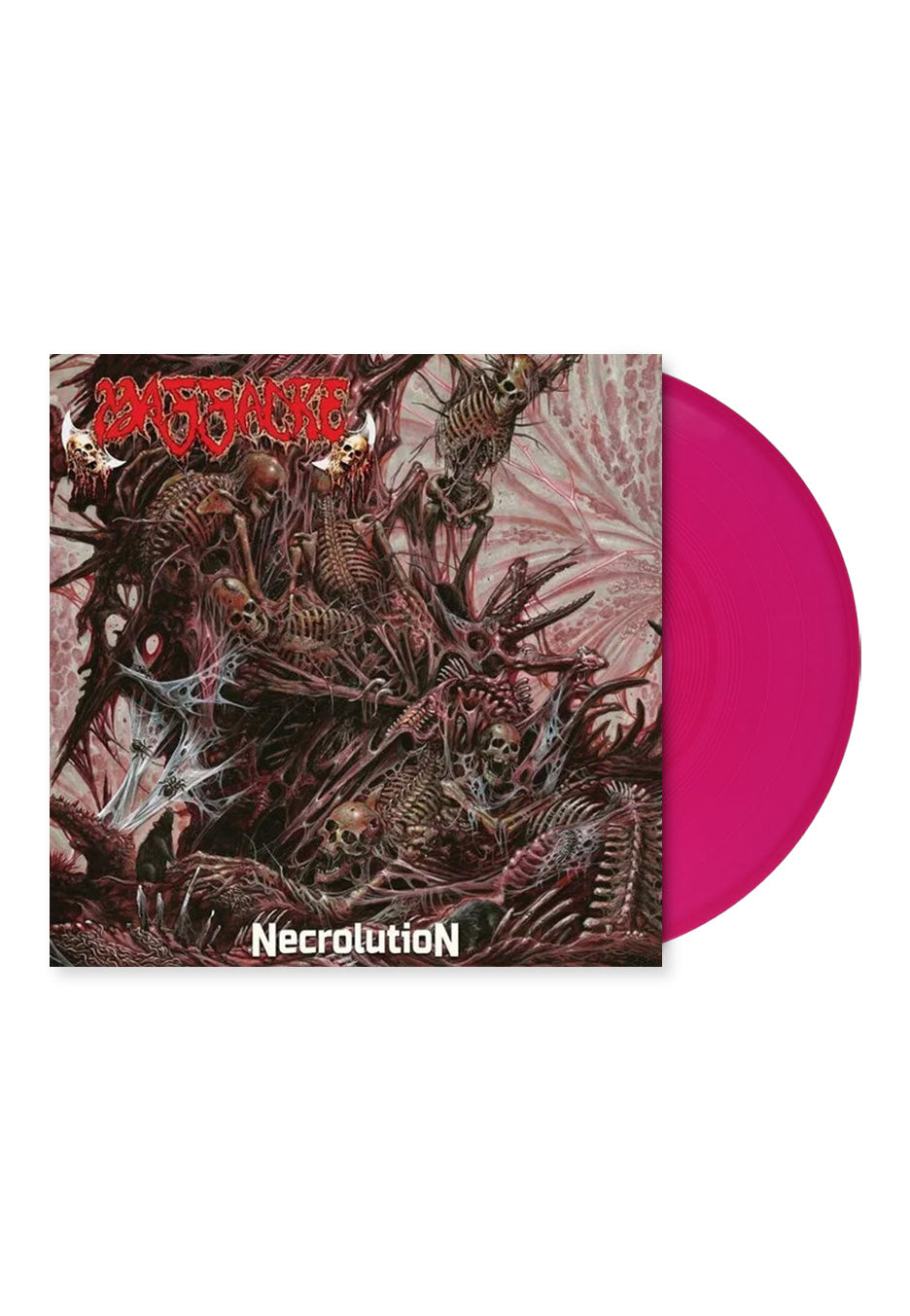 Massacre - Necrolution Ltd. Hot Pink - Colored Vinyl | Neutral-Image