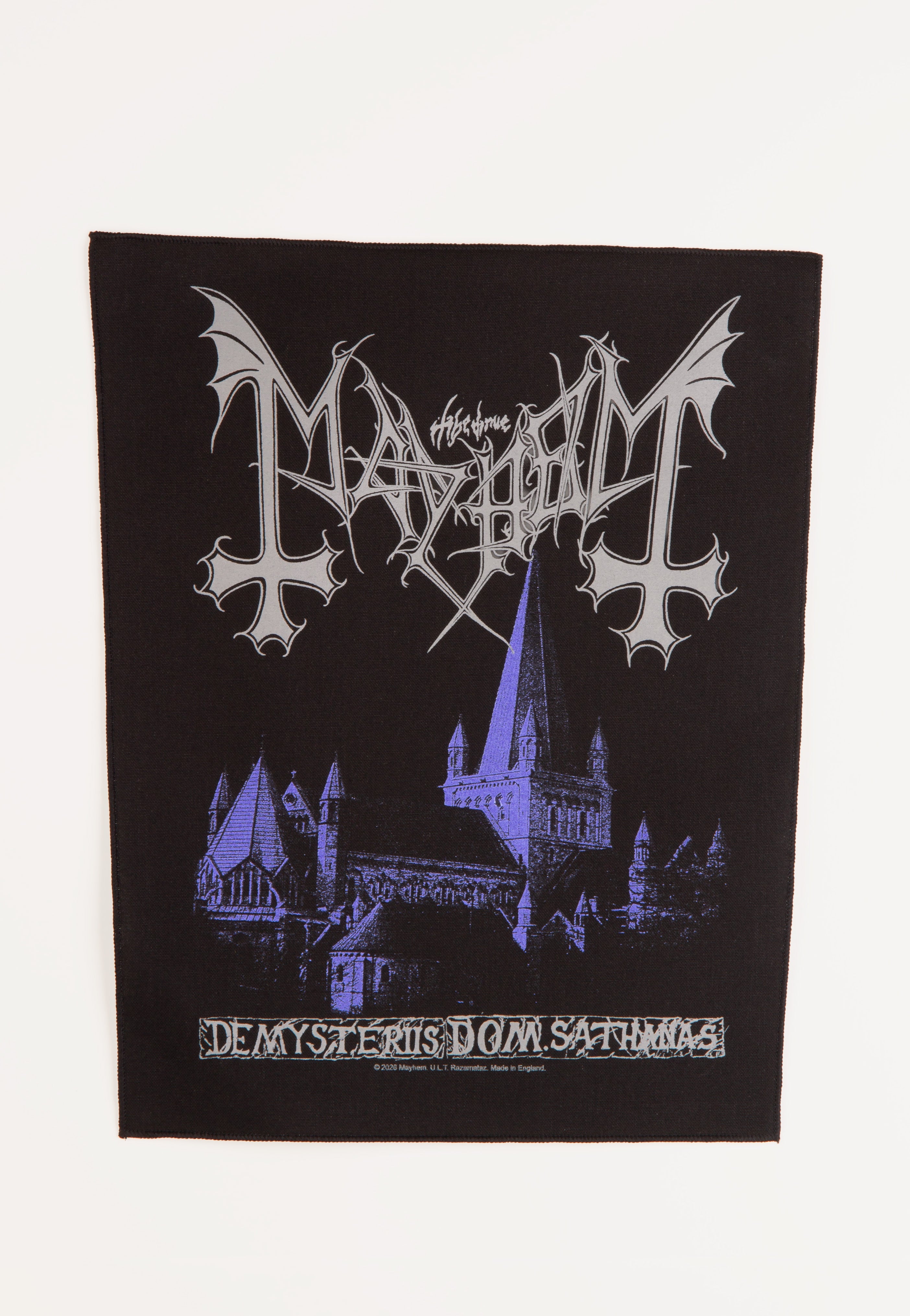 Mayhem - De Mysteriis Dom Sathanas - Backpatch | Neutral-Image