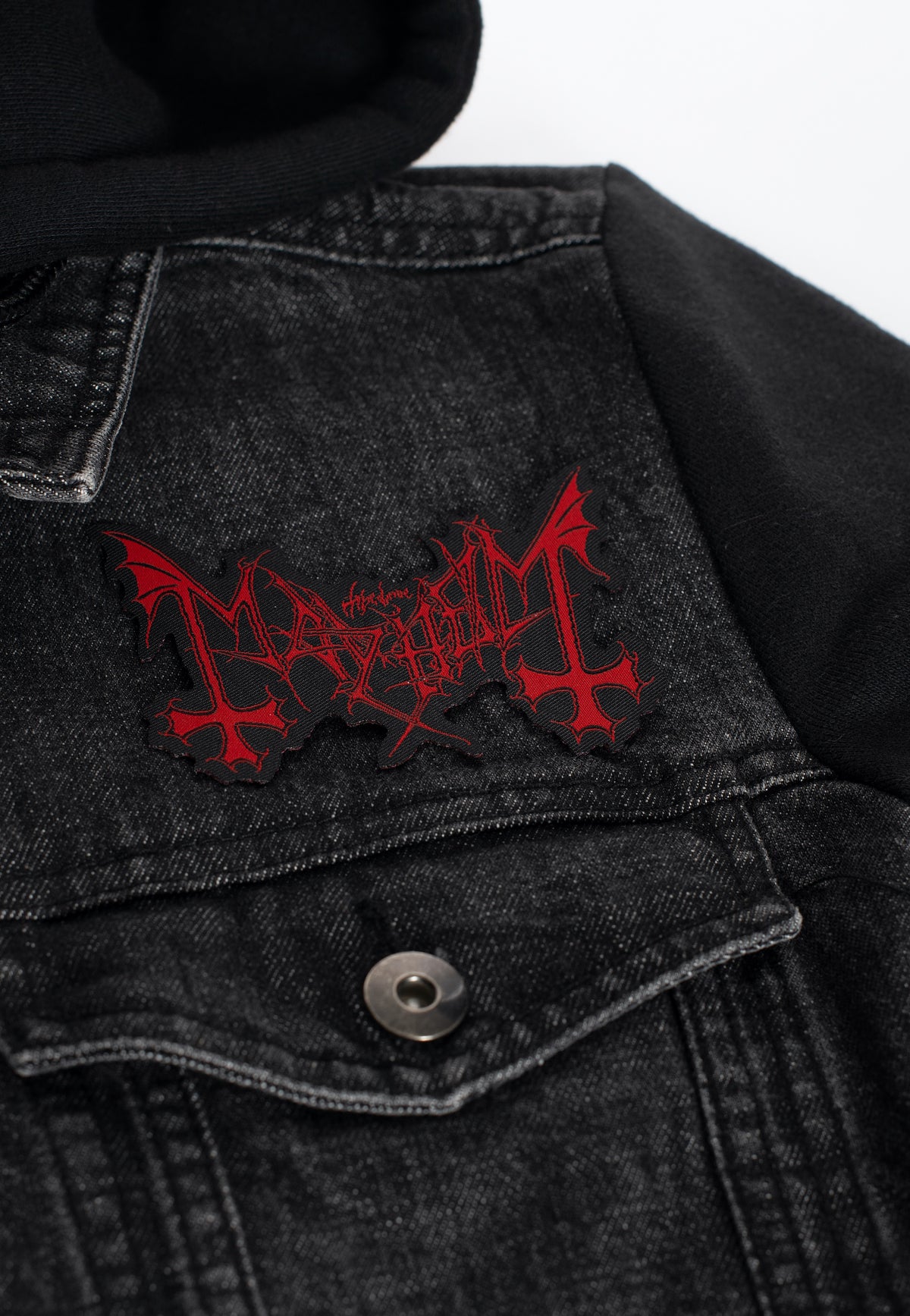 Mayhem Logo Cut Out Aufnäher