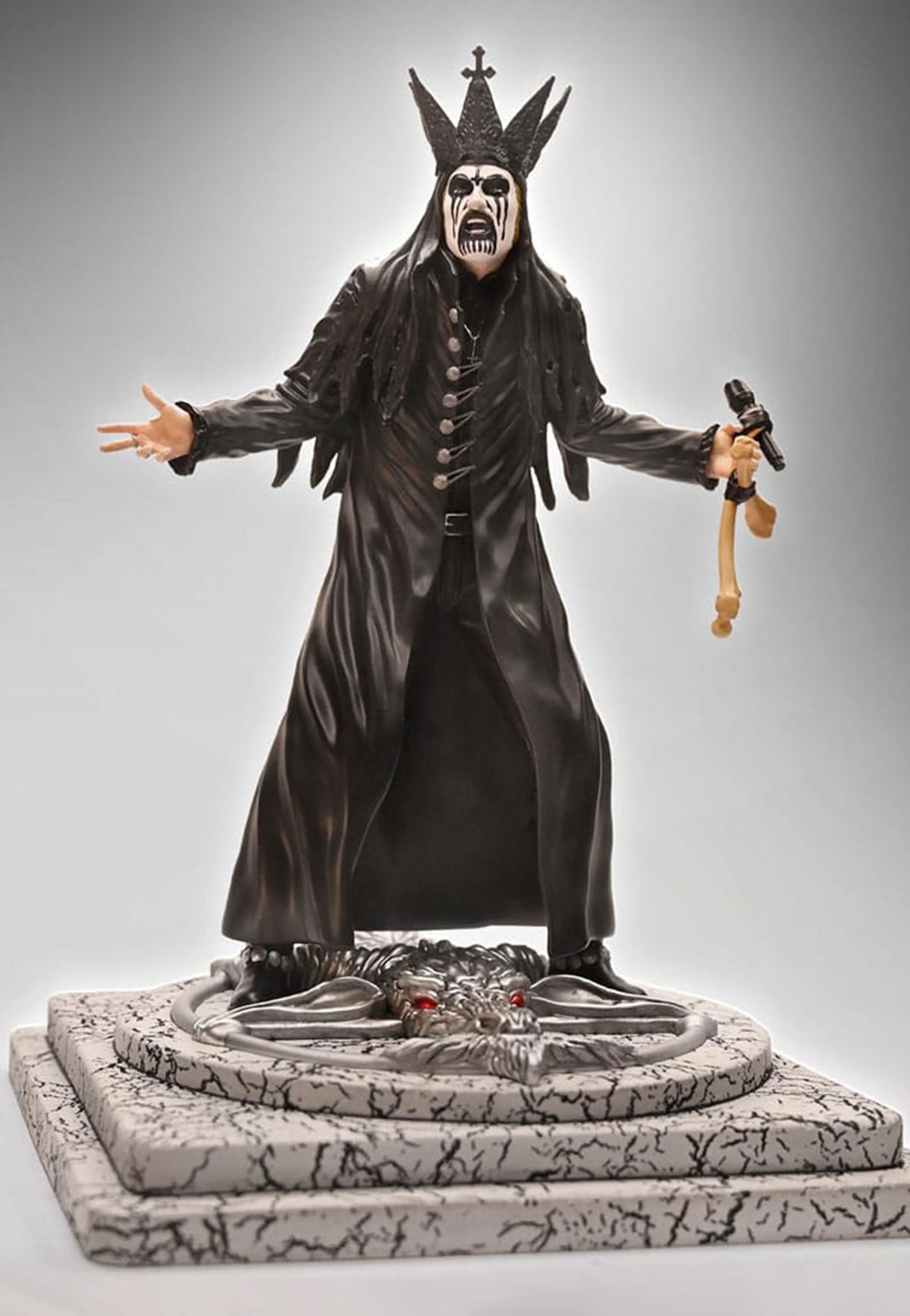 Mercyful Fate King Diamond III (Black Version) Rock Iconz Statue