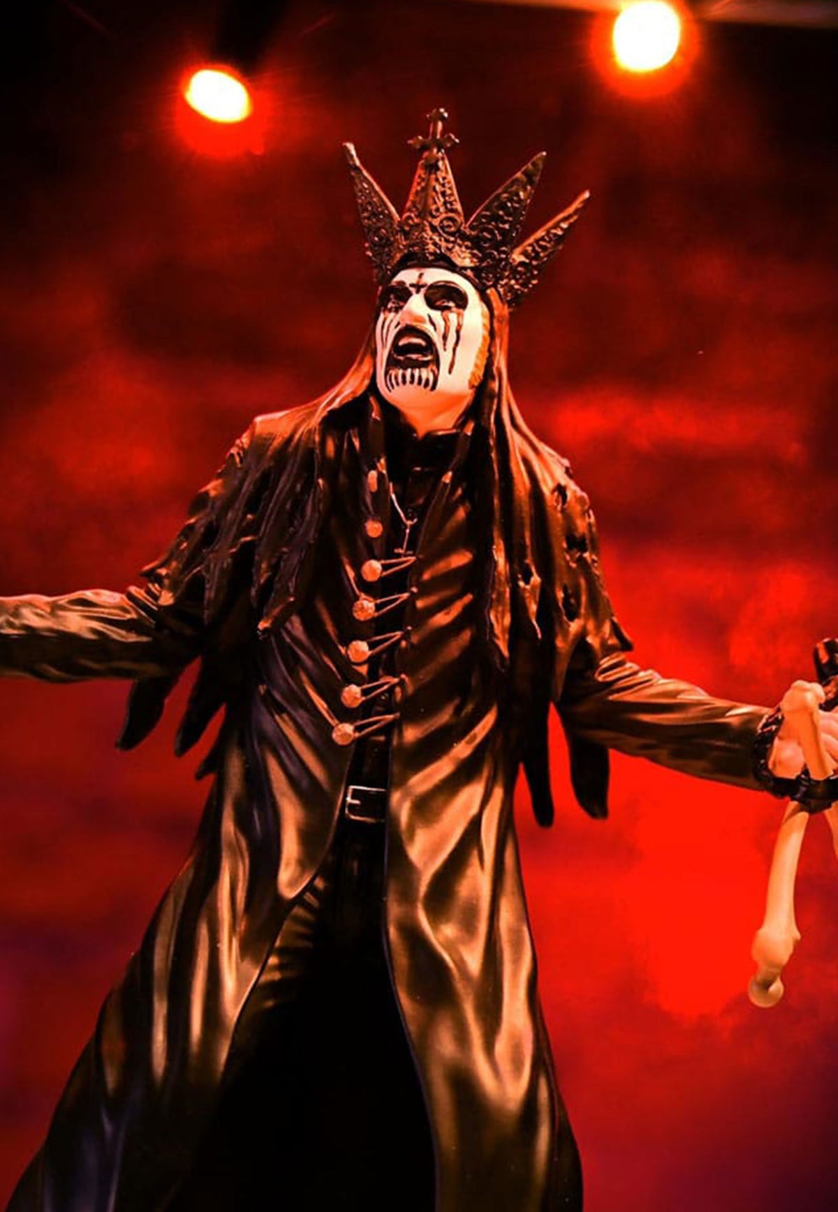 Mercyful Fate King Diamond III (Black Version) Rock Iconz Statue