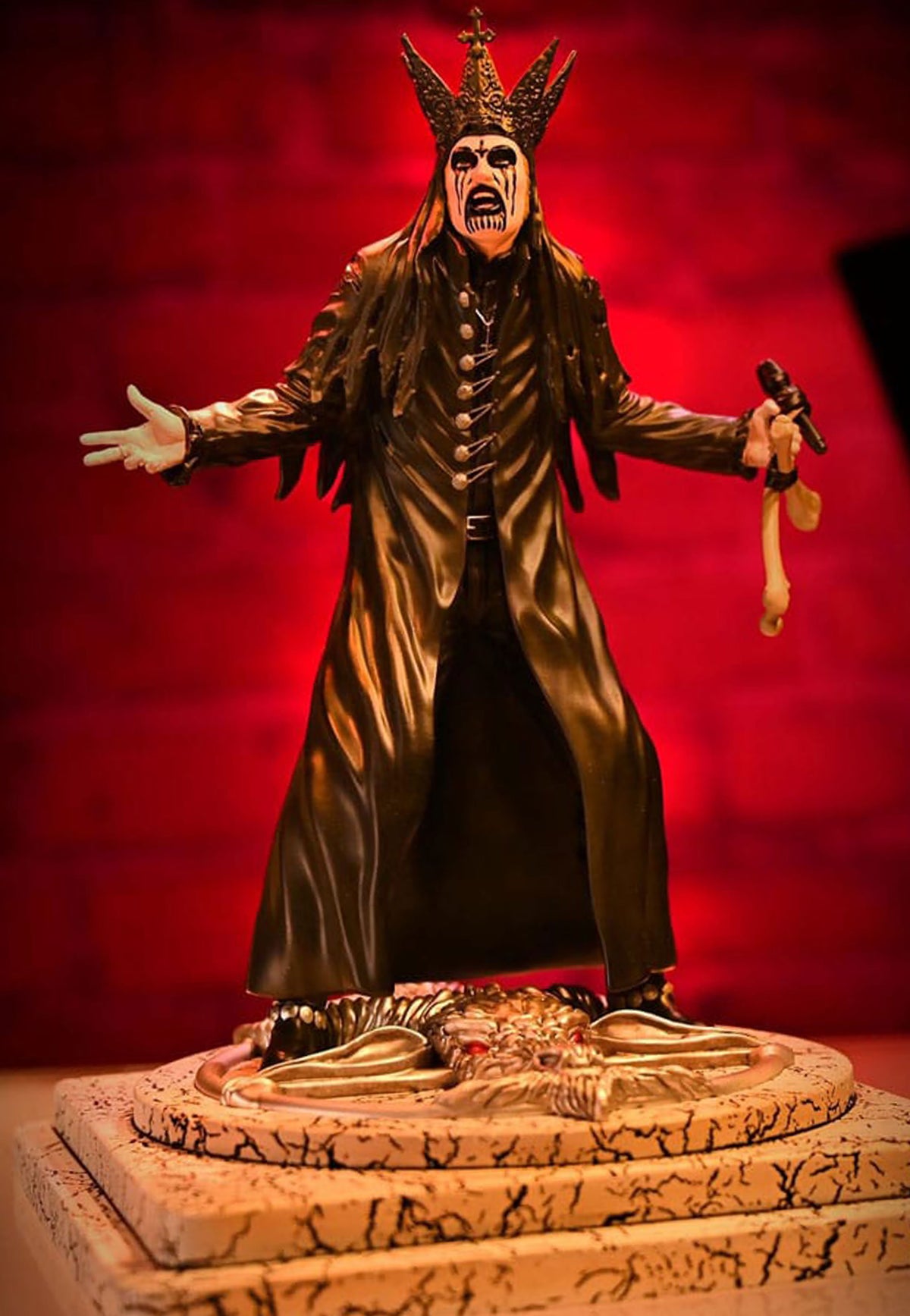 Mercyful Fate King Diamond III (Black Version) Rock Iconz Statue