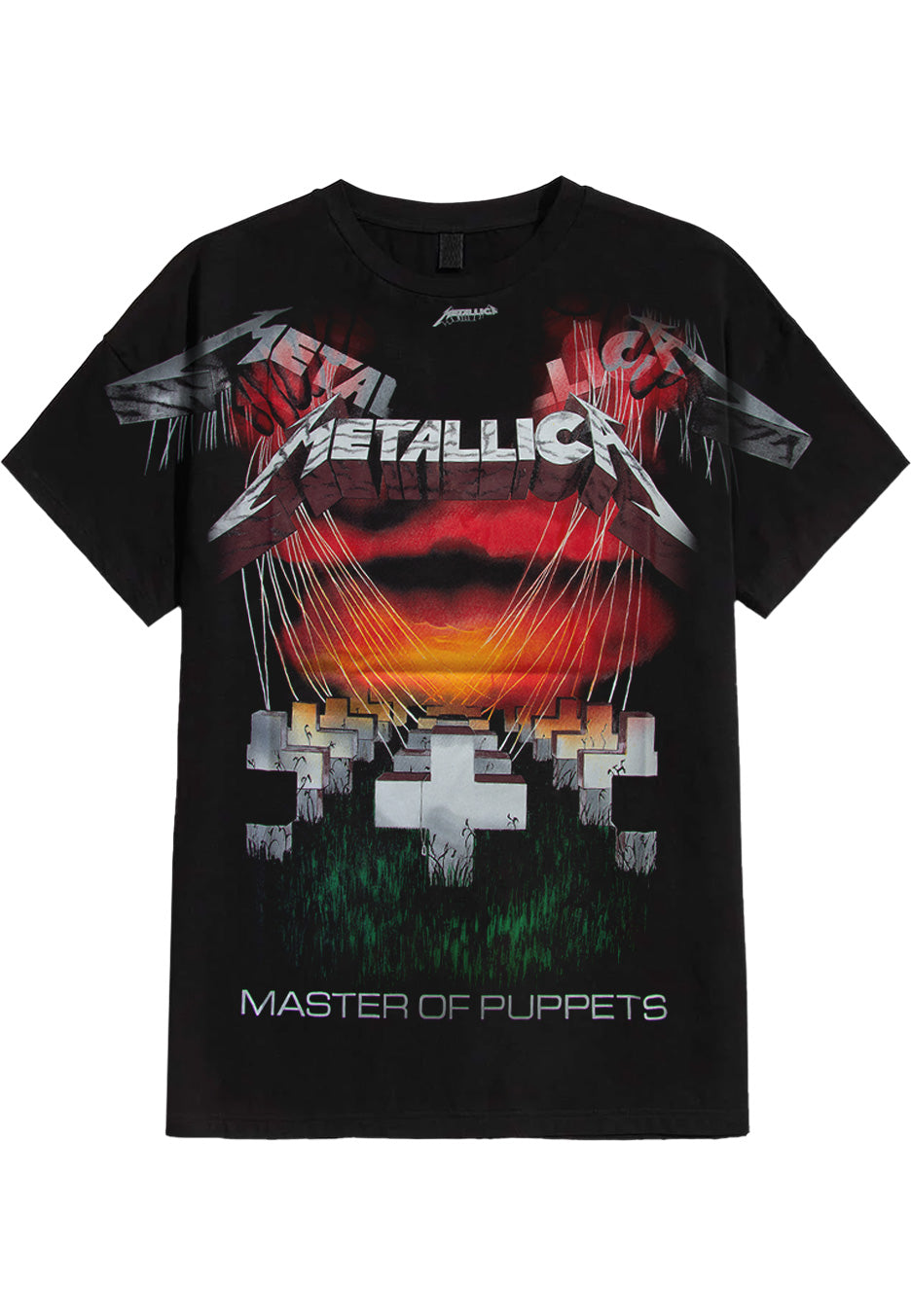 Metallica Master Of Puppets Jumbo  T-Shirt