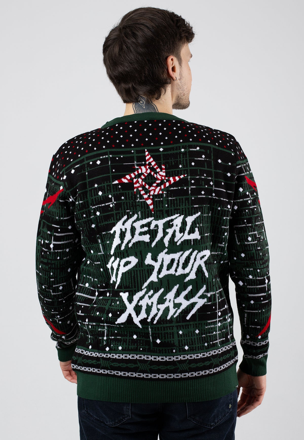 Metallica Metal Up Your Xmass Knit Pullover