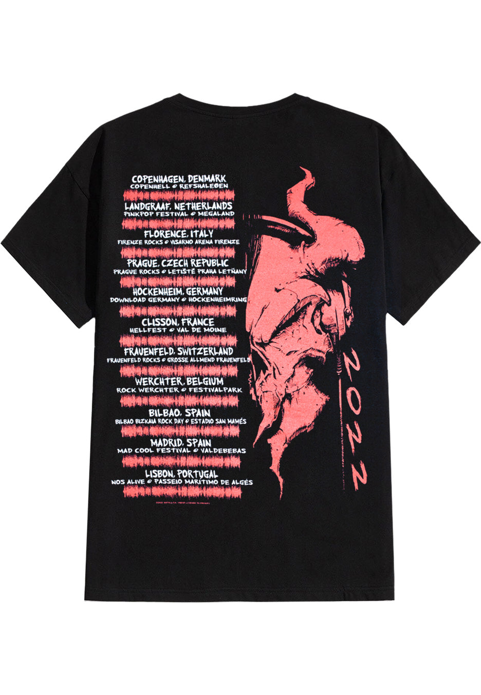 Metallica - Squindo White Skull - T-Shirt | Neutral-Image