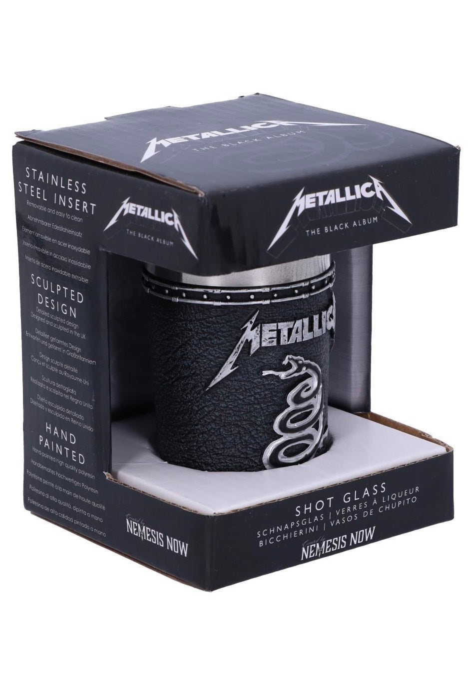 Metallica The Black Album Shot Glas