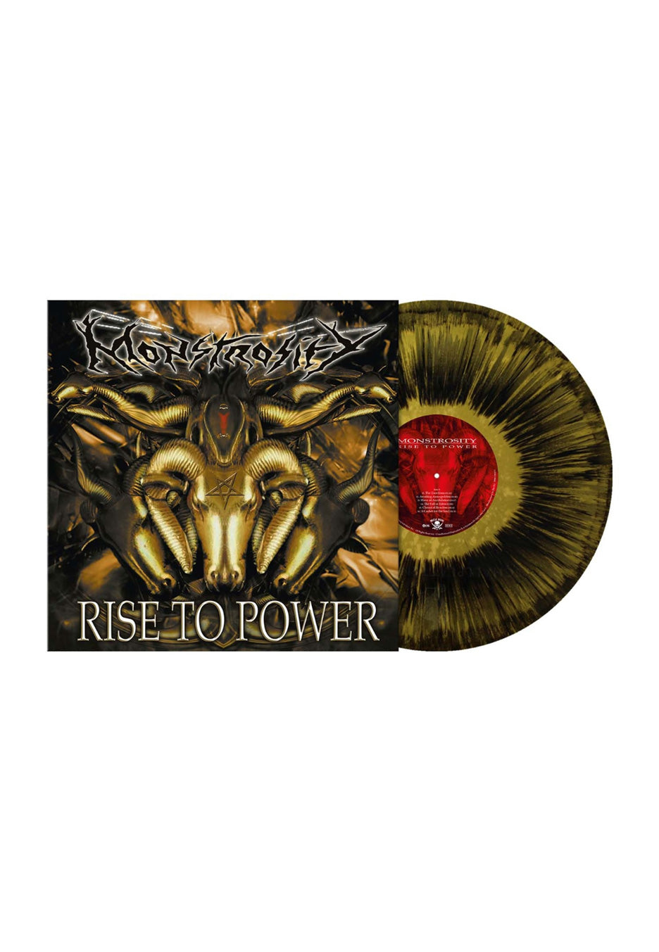 Monstrosity Rise To Power Metallic Gold/Black Dust Colored Vinyl