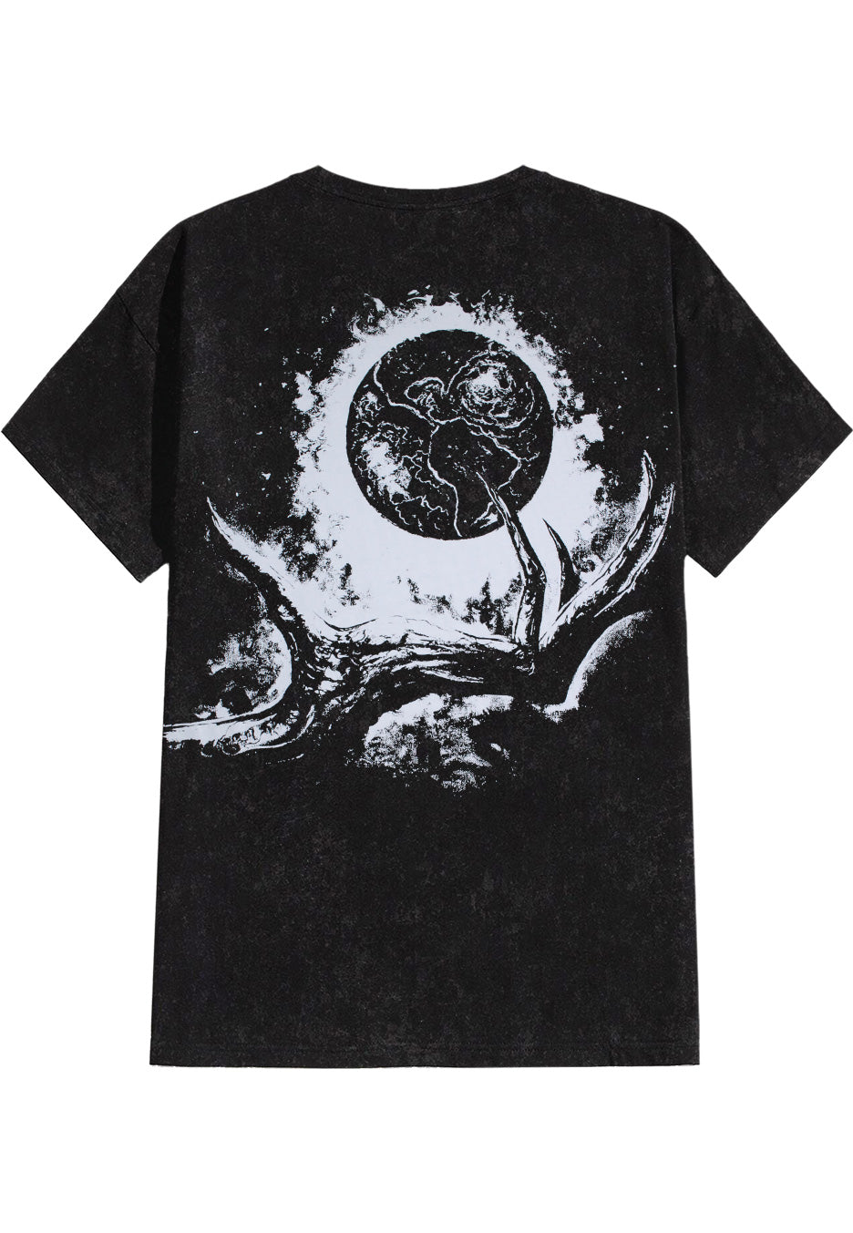 Motionless In White Fireball Acid Washed T-Shirt