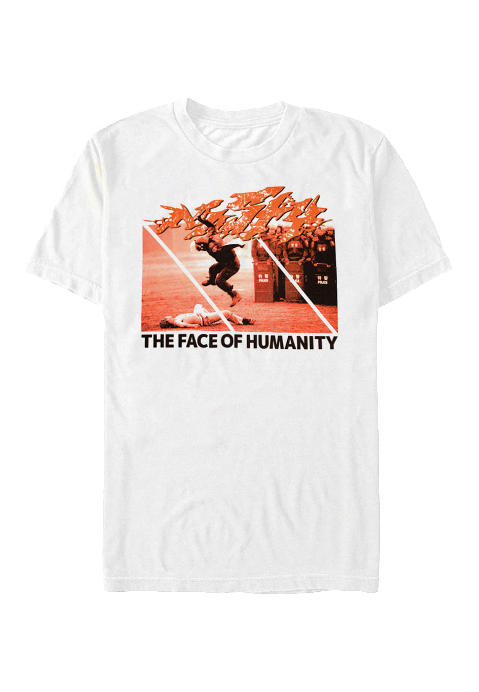 Nasty - Face Of Humanity White - T-Shirt | Neutral-Image