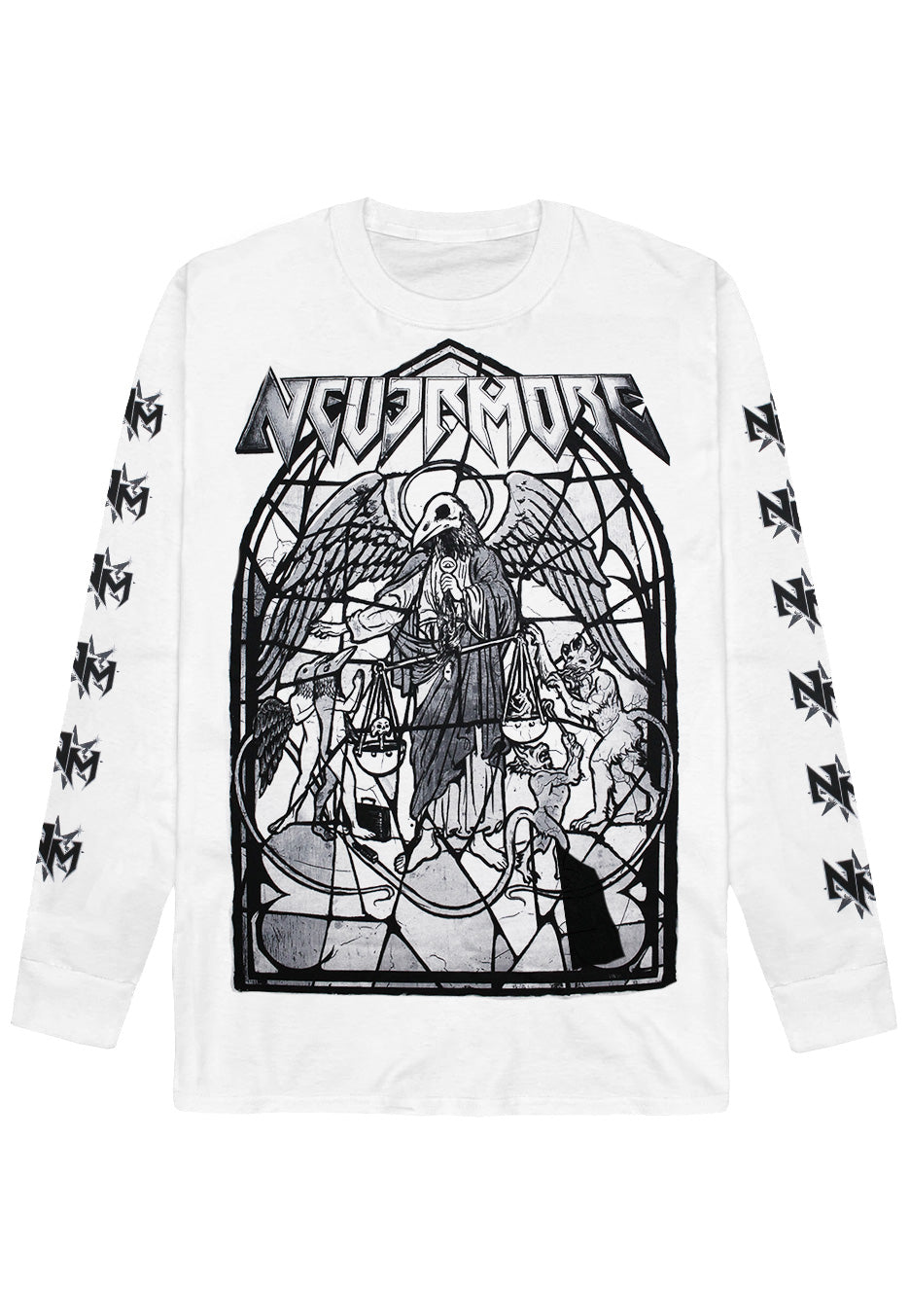Nevermore Church White Longsleeve
