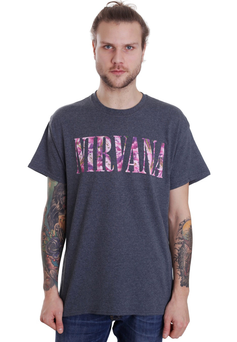 Nirvana - Floral Heather - T-Shirt | Men-Image