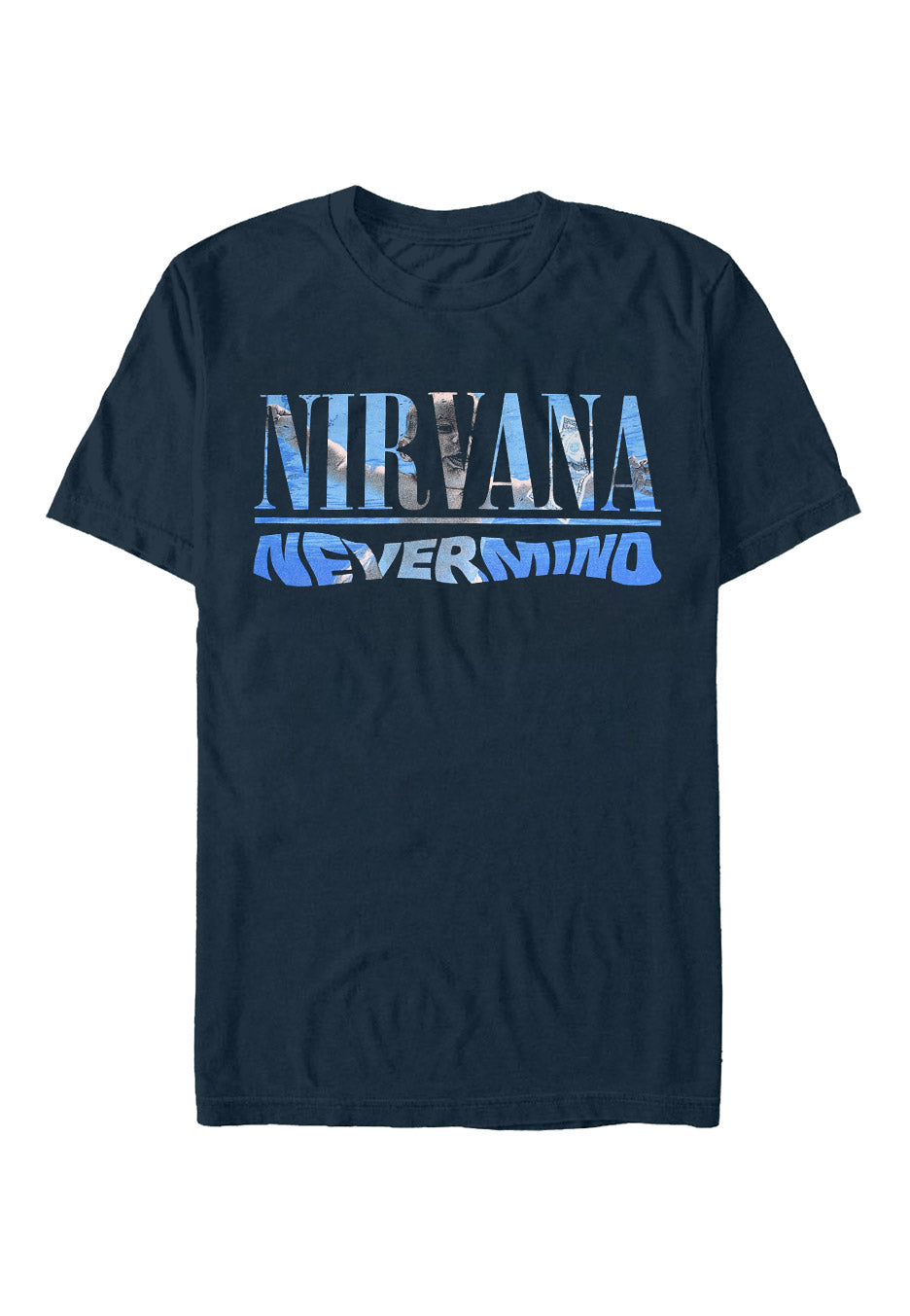 Nirvana - Nevermind Album Playlist Navy - T-Shirt | Neutral-Image