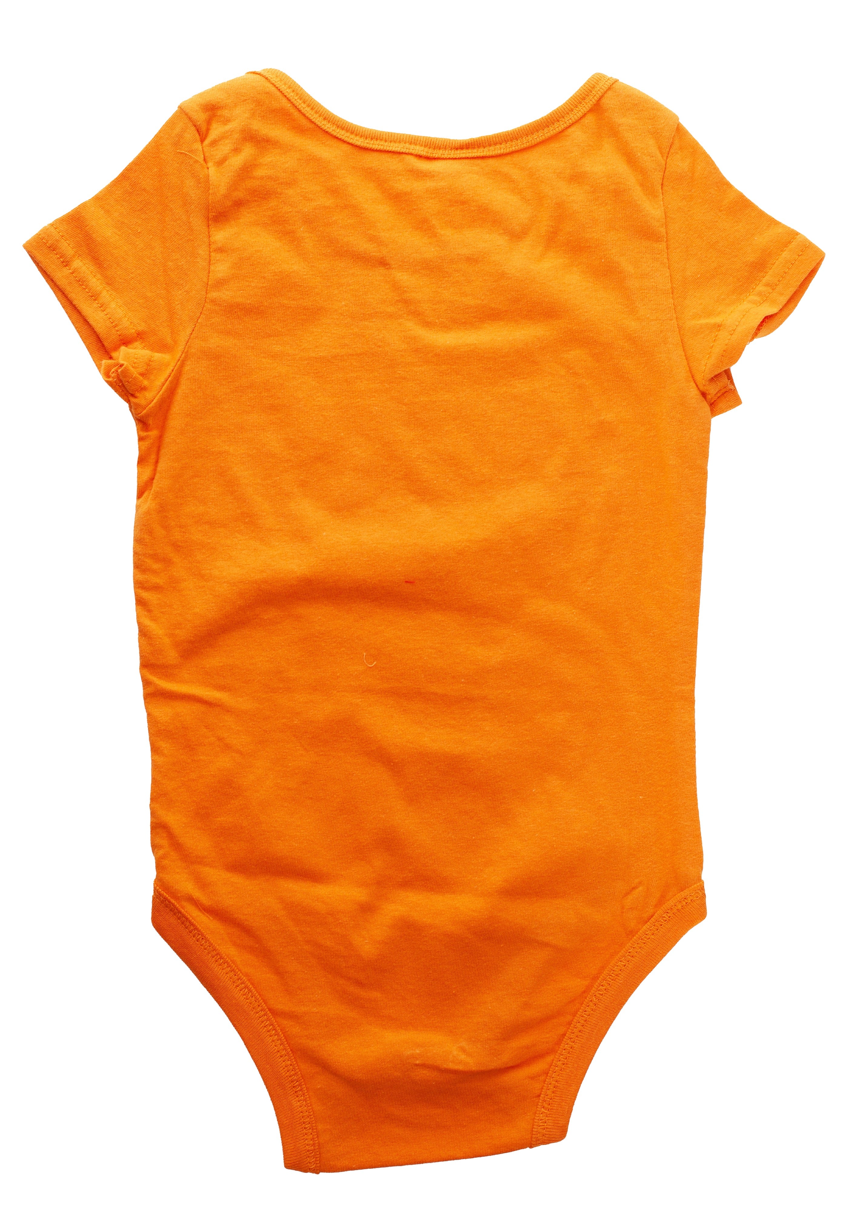 Nirvana - White Happy Face Babygrow Orange - Bodysuit | Men-Image