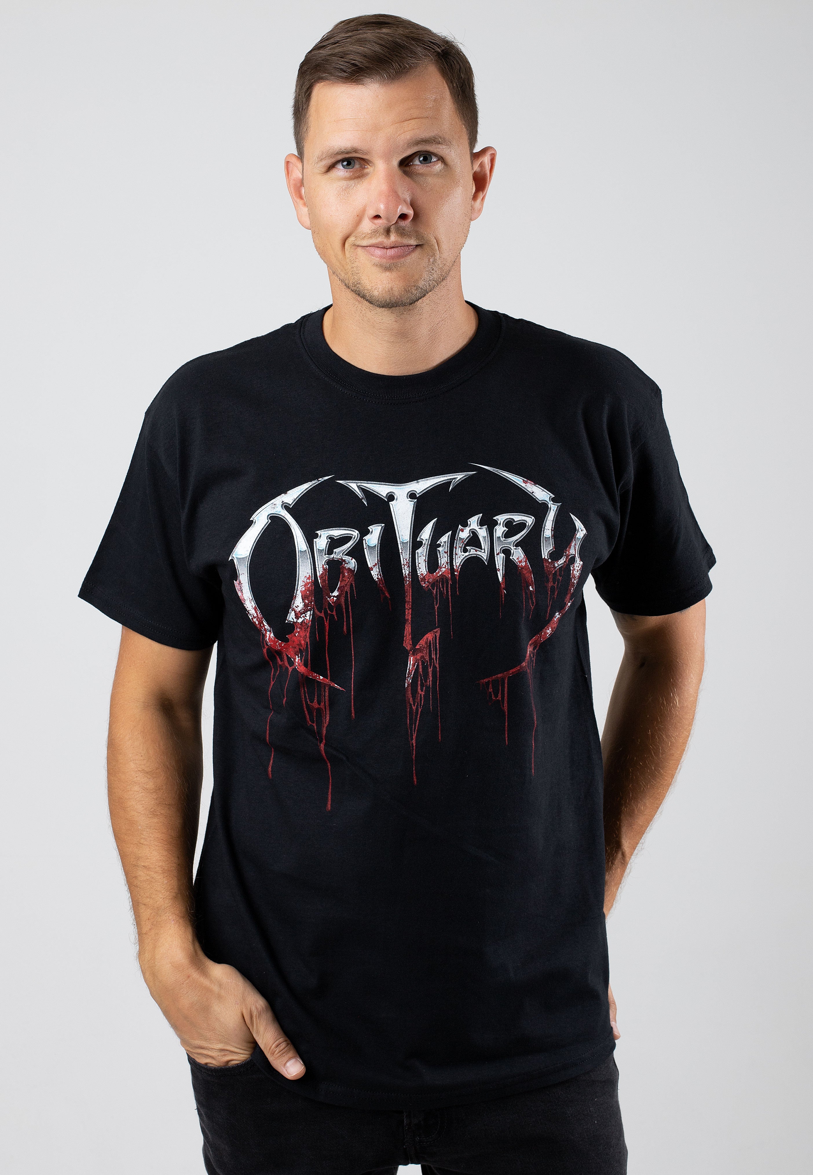 Obituary - Logo Slowly We Rot - T-Shirt | Men-Image